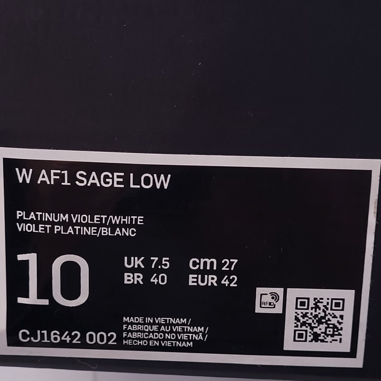 Nike Nike Air Force 1 Sage Shoe Womens Size 10 CJ1642-002 Pink Size US 10 / IT 40 - 9 Thumbnail