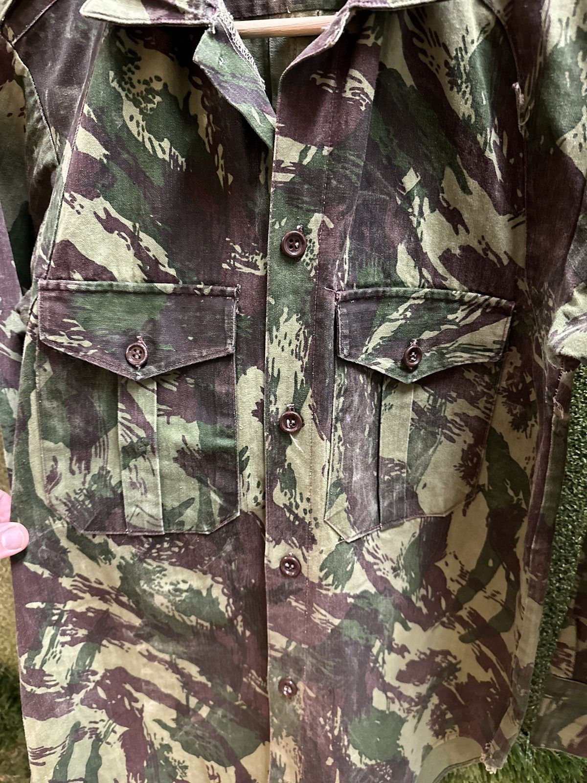 Vintage Vintage Camouflage Button-up Shirt Small Size US S / EU 44-46 / 1 - 4 Thumbnail