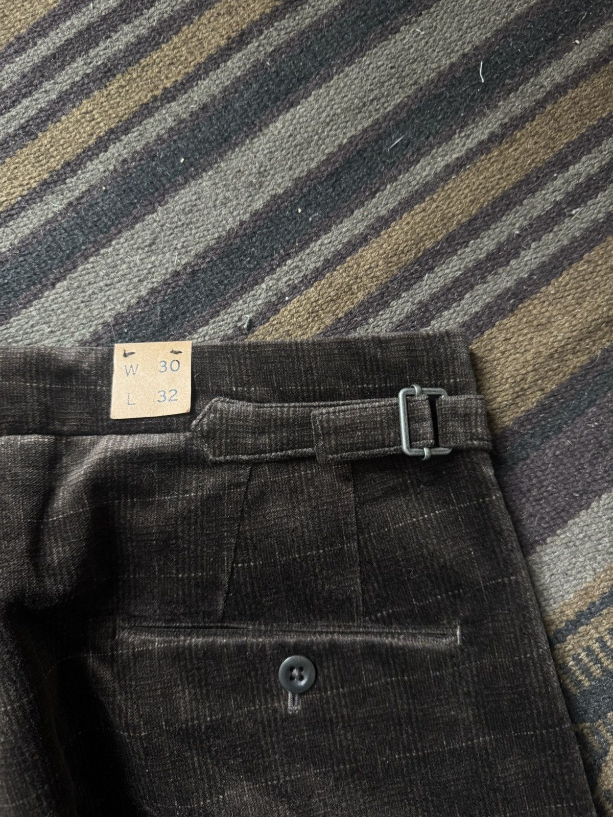 RRL Ralph Lauren Brown Tuxedo Pant Size 36R - 4 Thumbnail