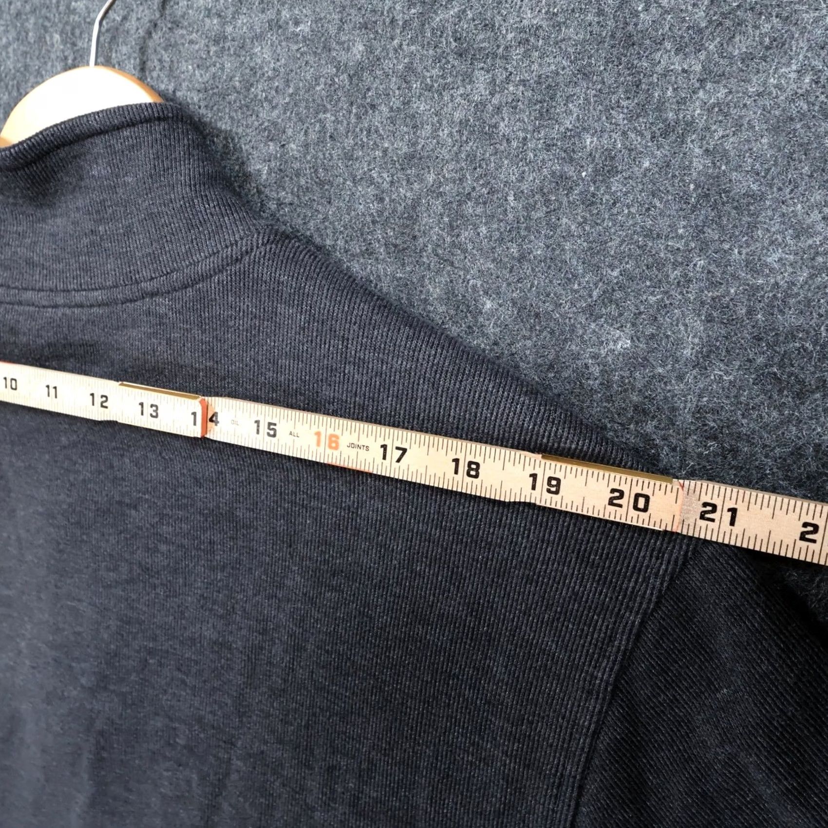 Van Heusen Van Heusen Pullover Mens XL Charcoal Grey Quarter Zip Ribbed Texture Excellent Size US XL / EU 56 / 4 - 6 Thumbnail