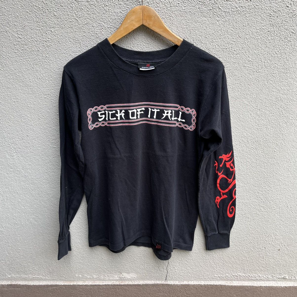 Vintage 90s SICK OF IT ALL band tee hardcore punk