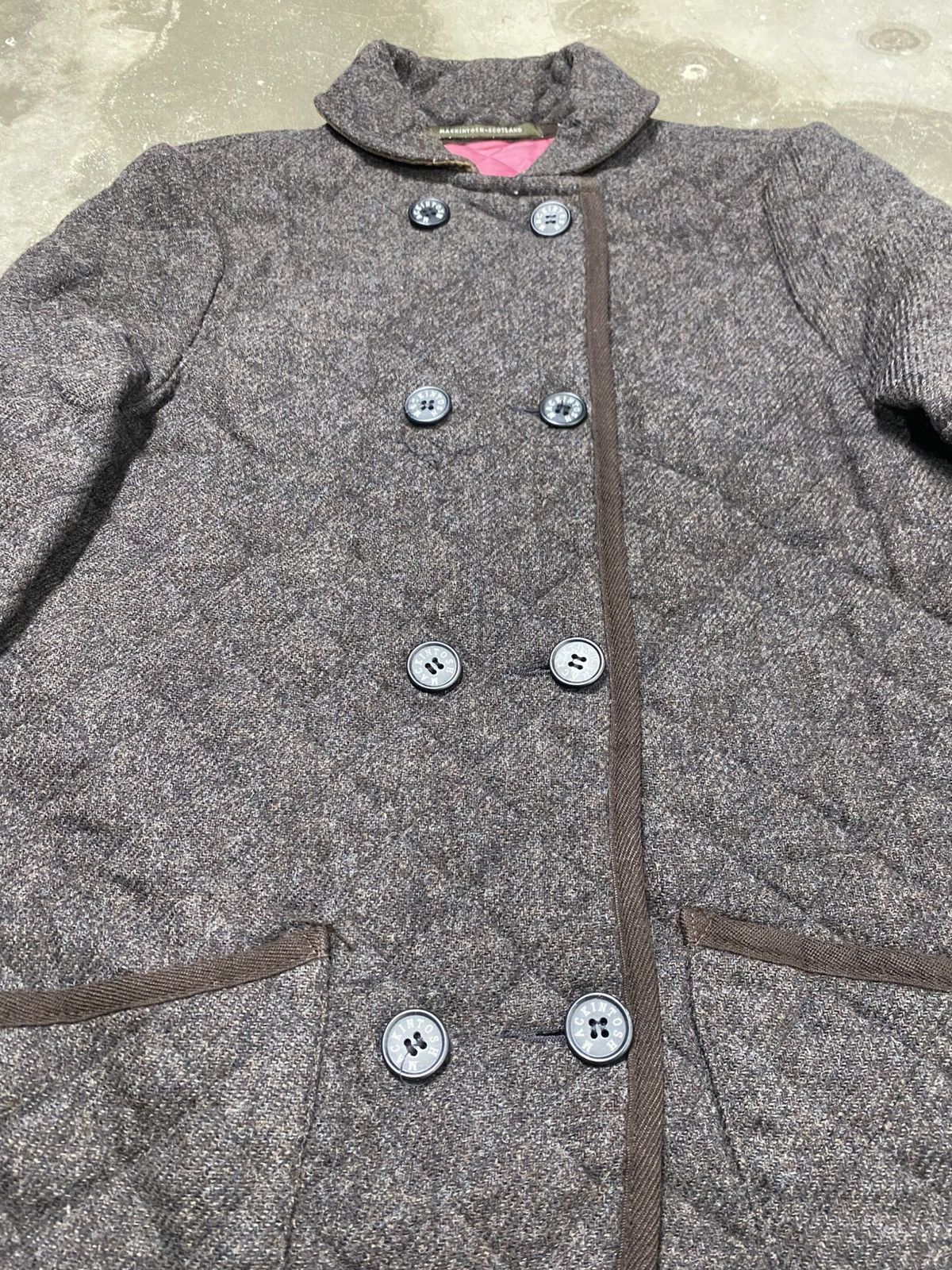 Mackintosh Rare Mackintosh Scotland Quilted Wool Jacket Size XXS / US 00 / IT 34 - 8 Thumbnail