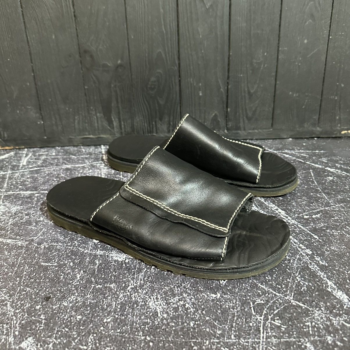 Dr. Martens Vintage Dr Martens Men’s Leather Flip-Flops Size 43eu 10 us Size US 10 / EU 43 - 3 Thumbnail