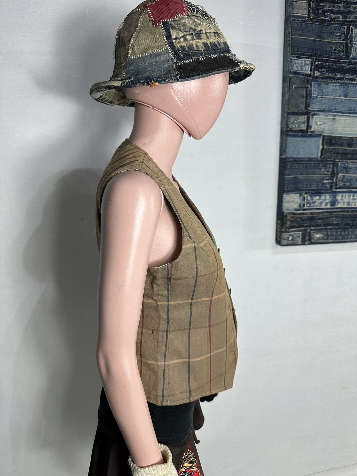Burberry × Vintage Vintage Burberry Vest Size XS / US 0-2 / IT 36-38 - 5 Thumbnail