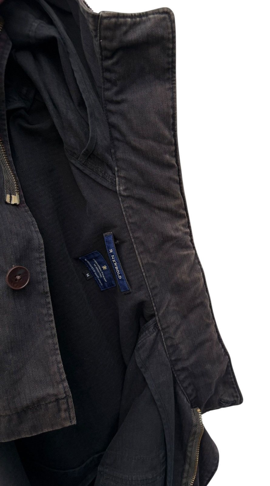 R.Newbold Faded R Newbold Paul Smith Tactical Military Hbt Jacket Size US S / EU 44-46 / 1 - 4 Thumbnail
