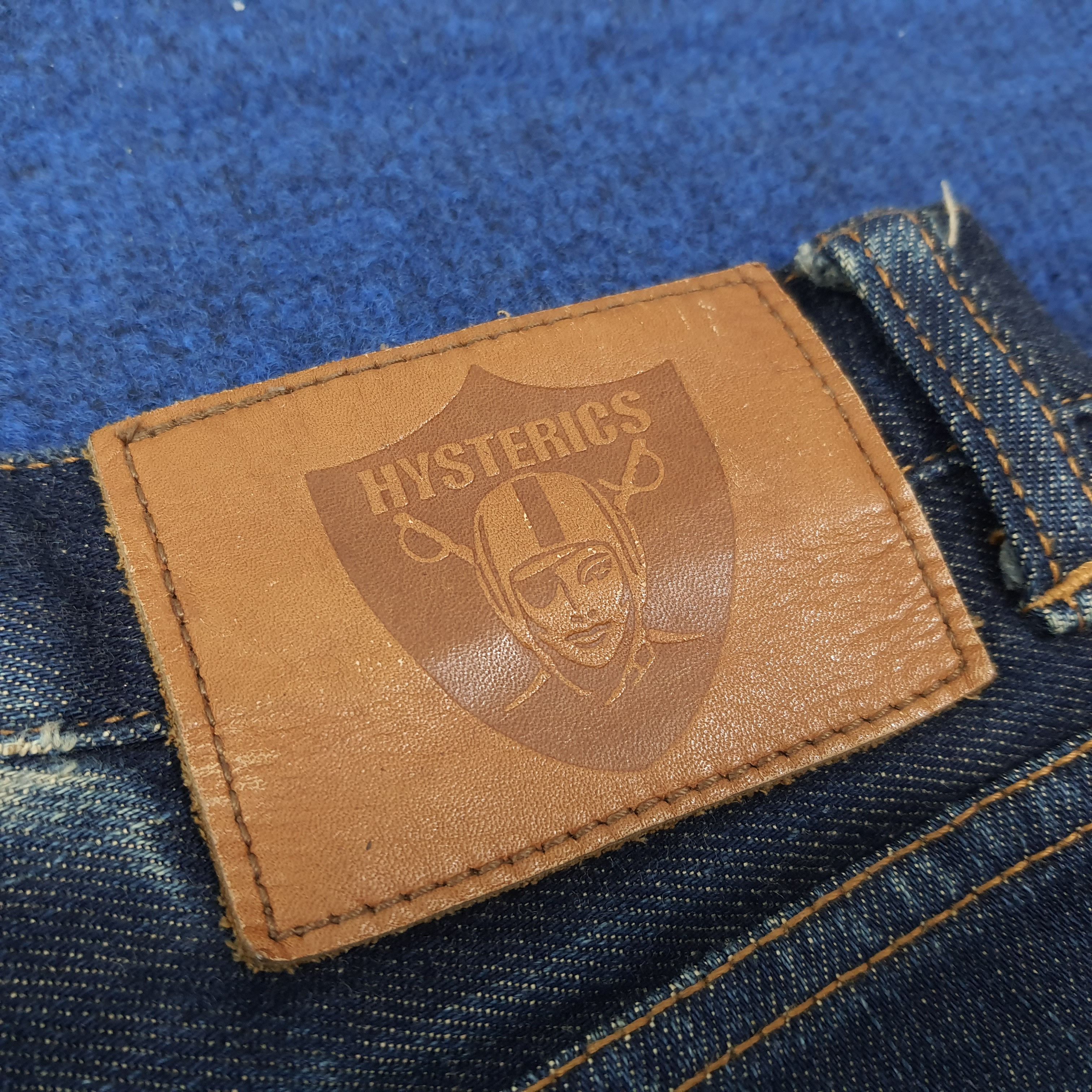 Hysteric Glamour Vintage Hysterics Raiders Custom Iconic Logo Jeans C272N6 Size 27" / US 4 / IT 40 - 3 Thumbnail