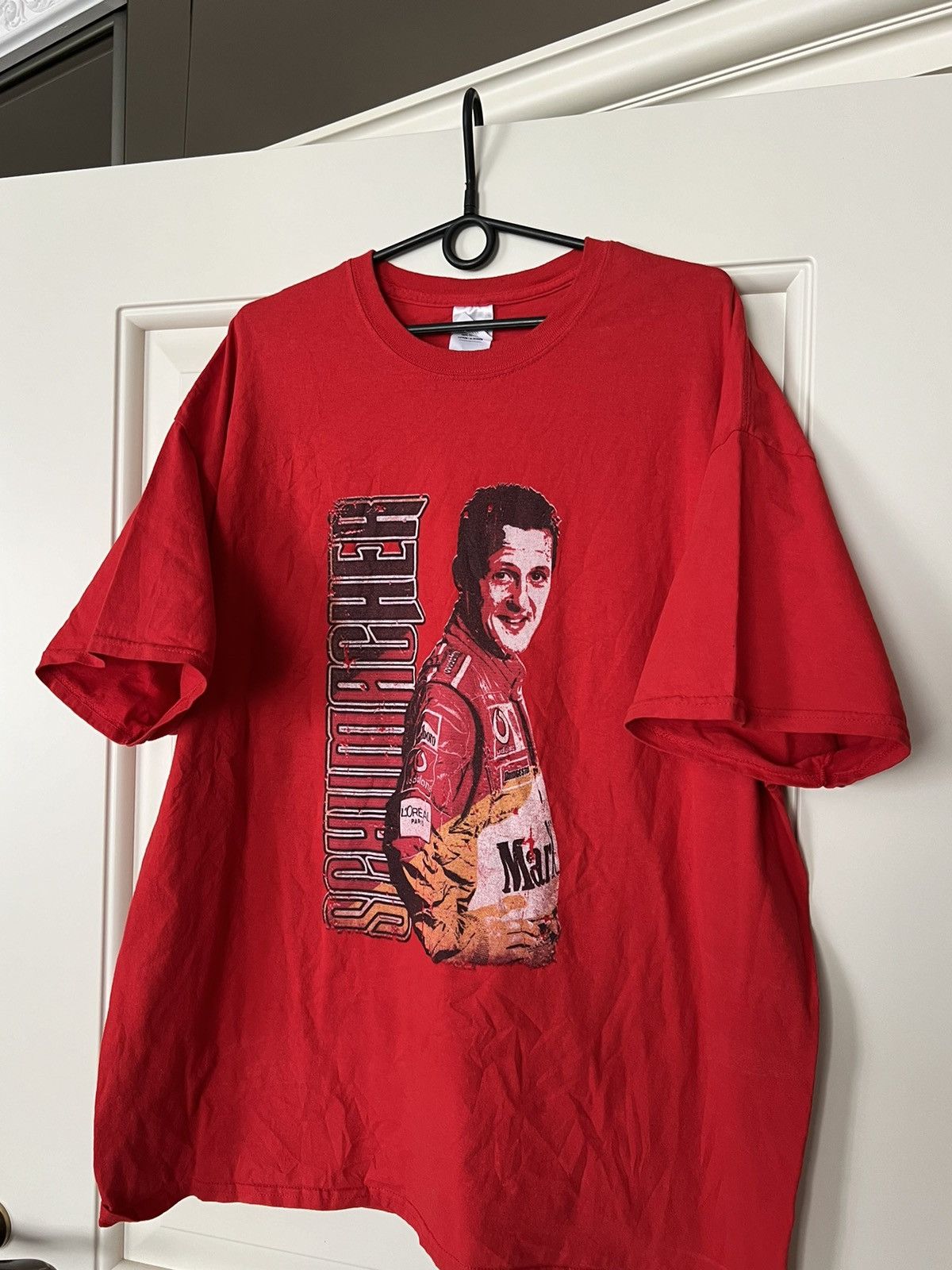 Marlboro × Vintage Vintage Michael Schumacher Racing Tee T-Shirt Marlboro Size US XXL / EU 58 / 5 - 2 Thumbnail