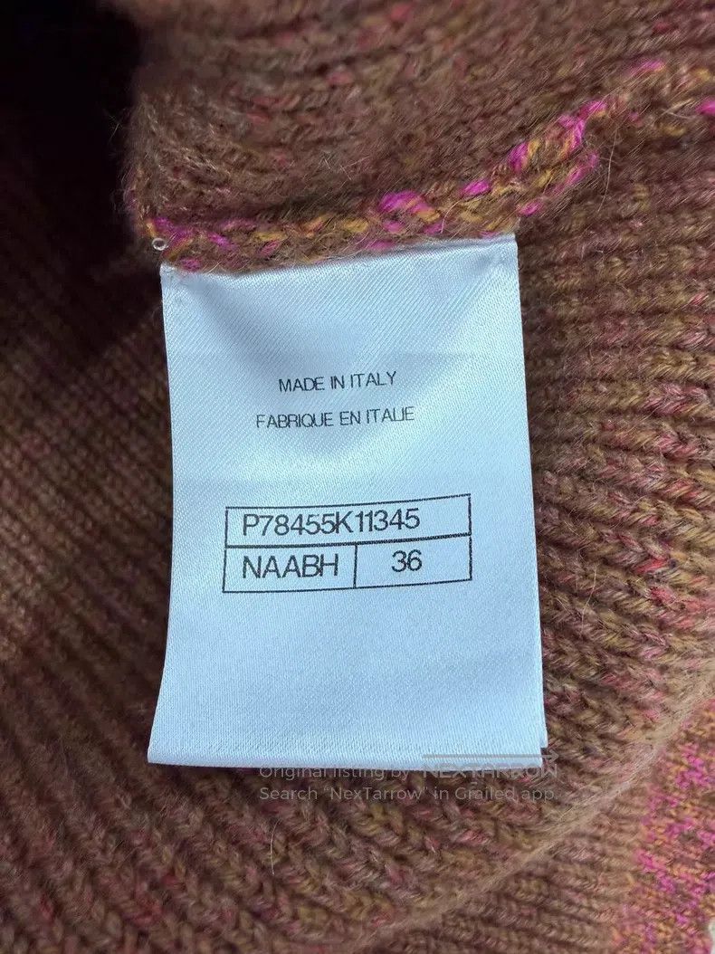 Chanel Chanel Orange cashmere alpaca wool vest Size XS / US 0-2 / IT 36-38 - 5 Thumbnail