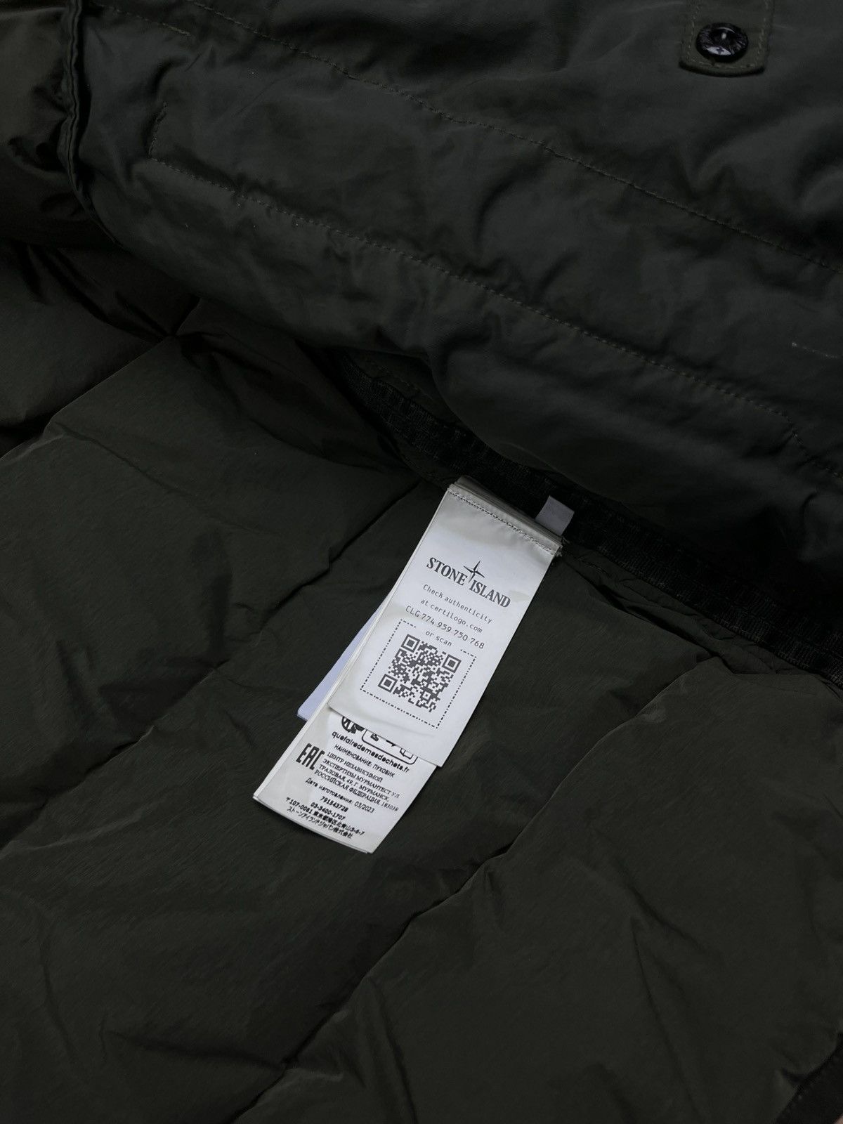 Stone Island Stone Island Seamless Tunnel Nylon Down Jacket Green Size XL Size US XL / EU 56 / 4 - 9 Thumbnail
