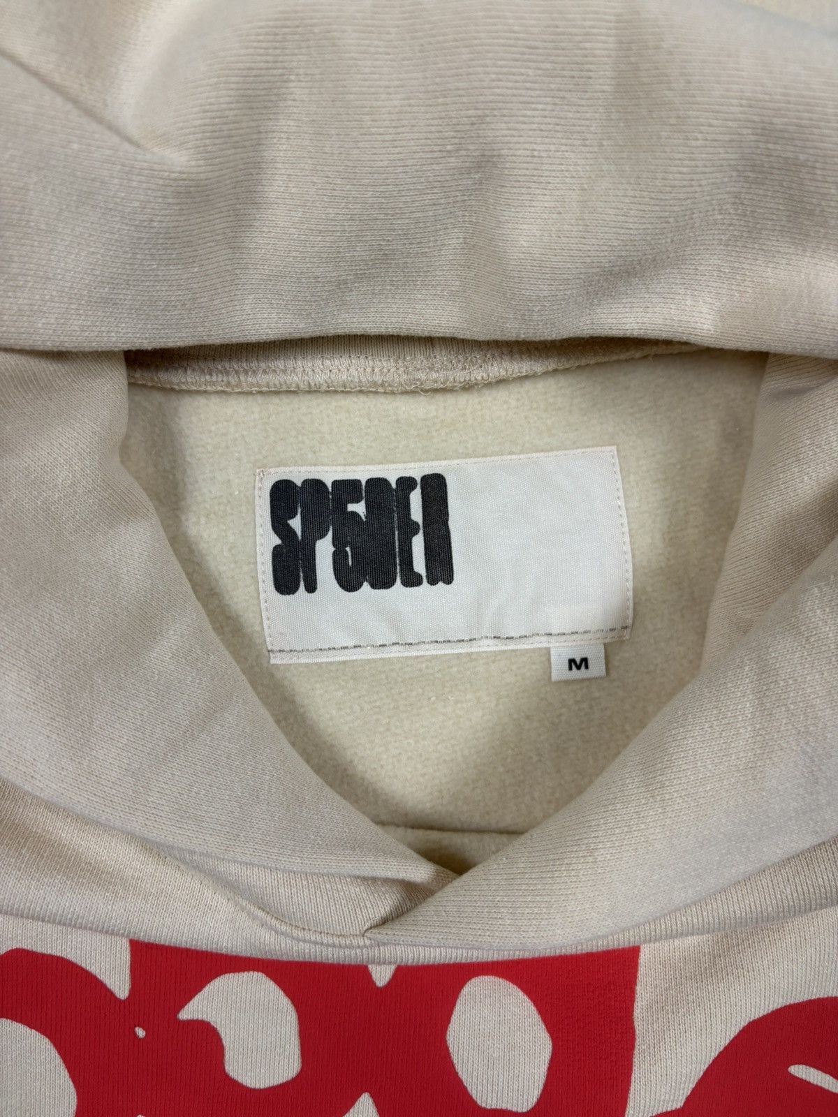 Sp5der Sp5der Beluga Hoodie, Cream Size US M / EU 48-50 / 2 - 5 Thumbnail
