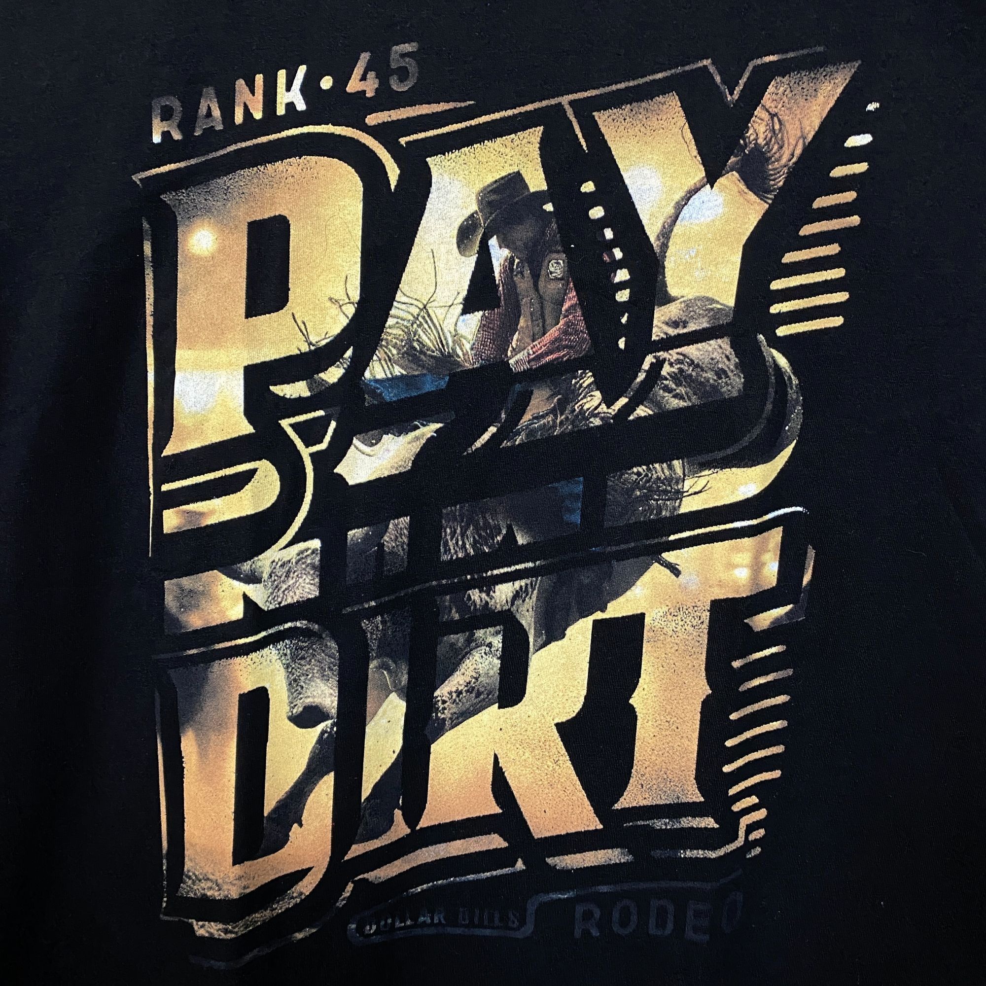 Other Rank-45 Pay Dirt Rodeo Graphic Design T-Shirt Large. Size US L / EU 52-54 / 3 - 2 Thumbnail