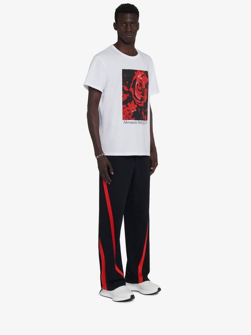 Alexander McQueen o1w1db10725 Wax Flower T-Shirt in White Size US S / EU 44-46 / 1 - 4 Thumbnail