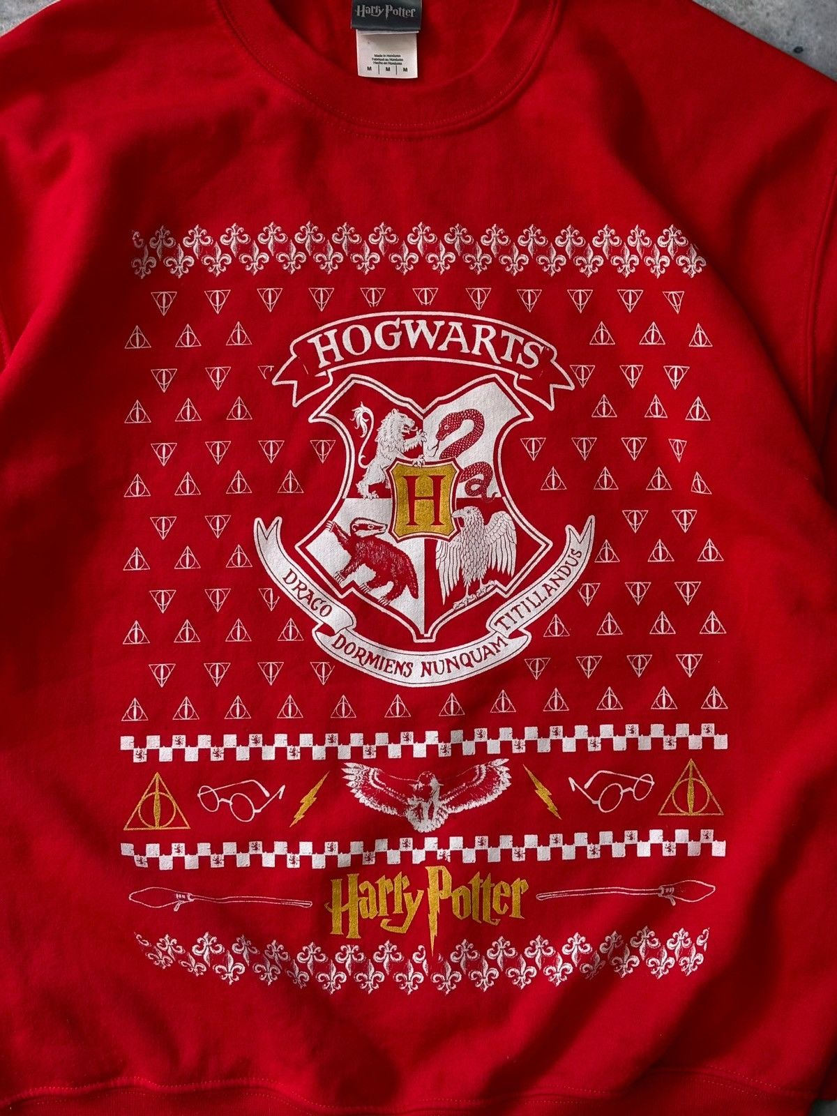 Vintage × Warner Bros Vintage Harry Potter Hogwarts Graphic Crewneck Size US M / EU 48-50 / 2 - 2 Thumbnail