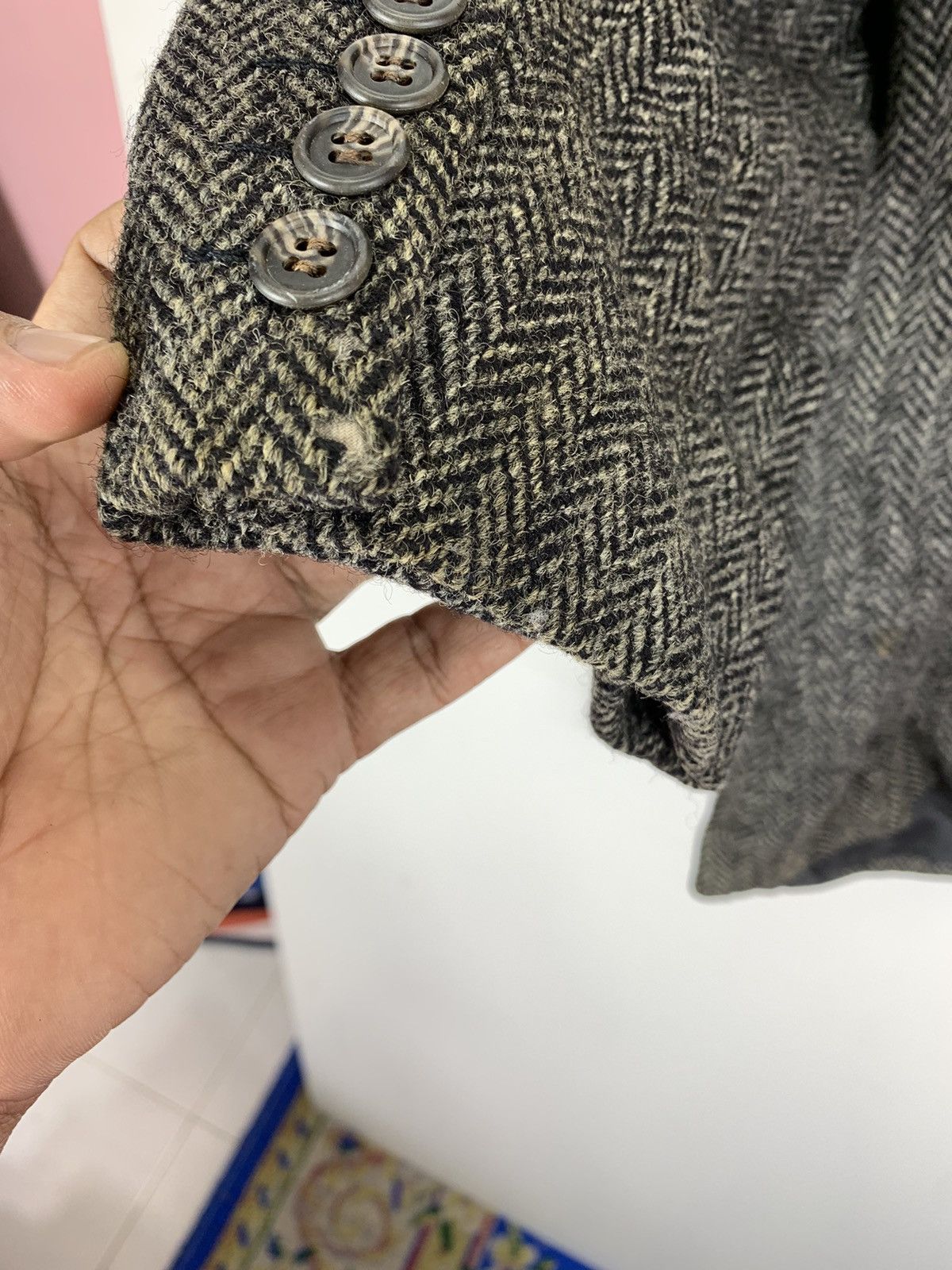 Harris Tweed Vintage Harris Tweed Coat Blazer Size US M / EU 48-50 / 2 - 13 Thumbnail