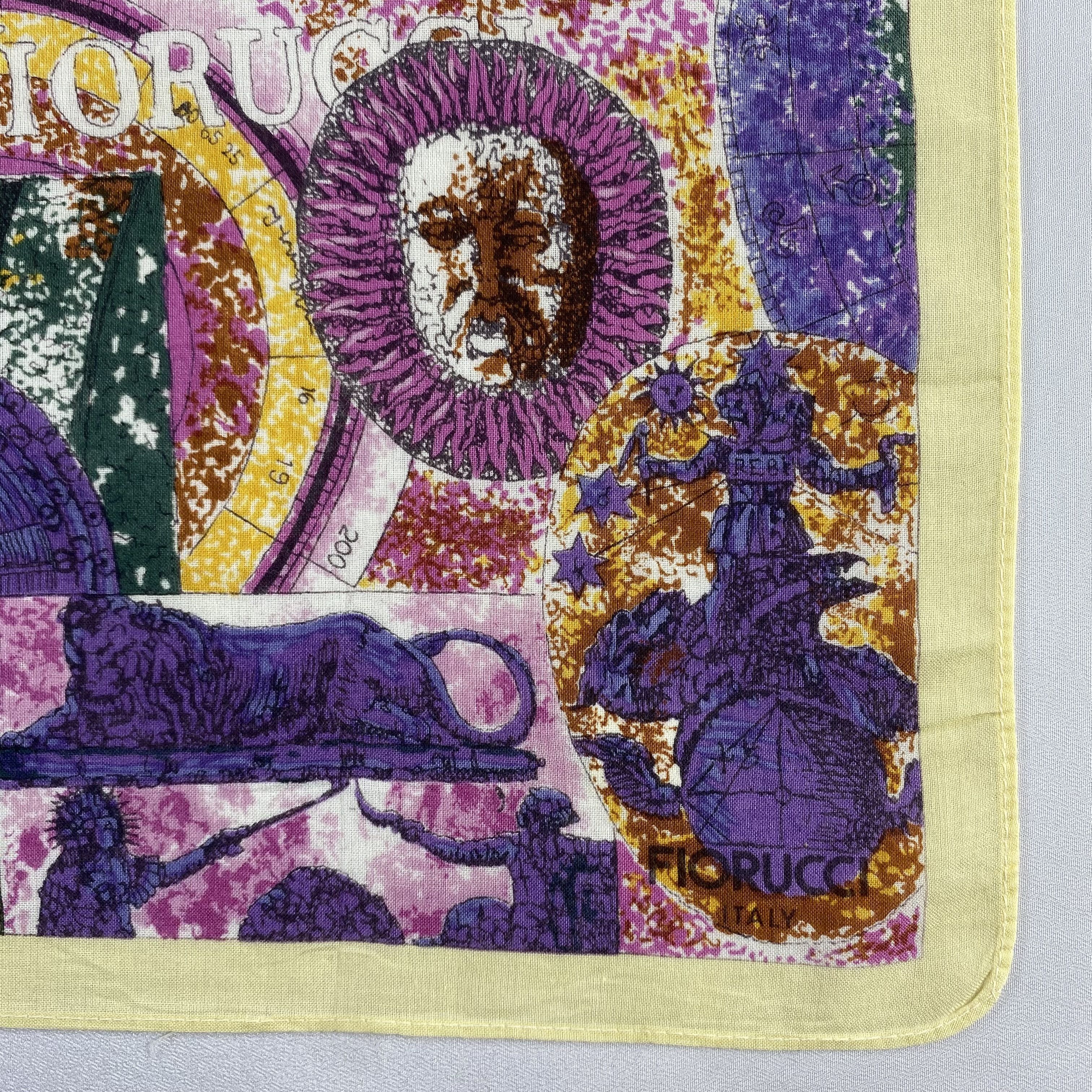Fiorucci × Vintage Fiorucci Handkerchief / Neckerchief / Bandana-P1276 Size ONE SIZE - 3 Thumbnail