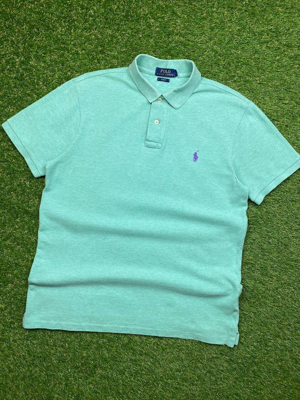 Pre-owned Polo Ralph Lauren T Structure Polo Tee Old Money In Multicolor
