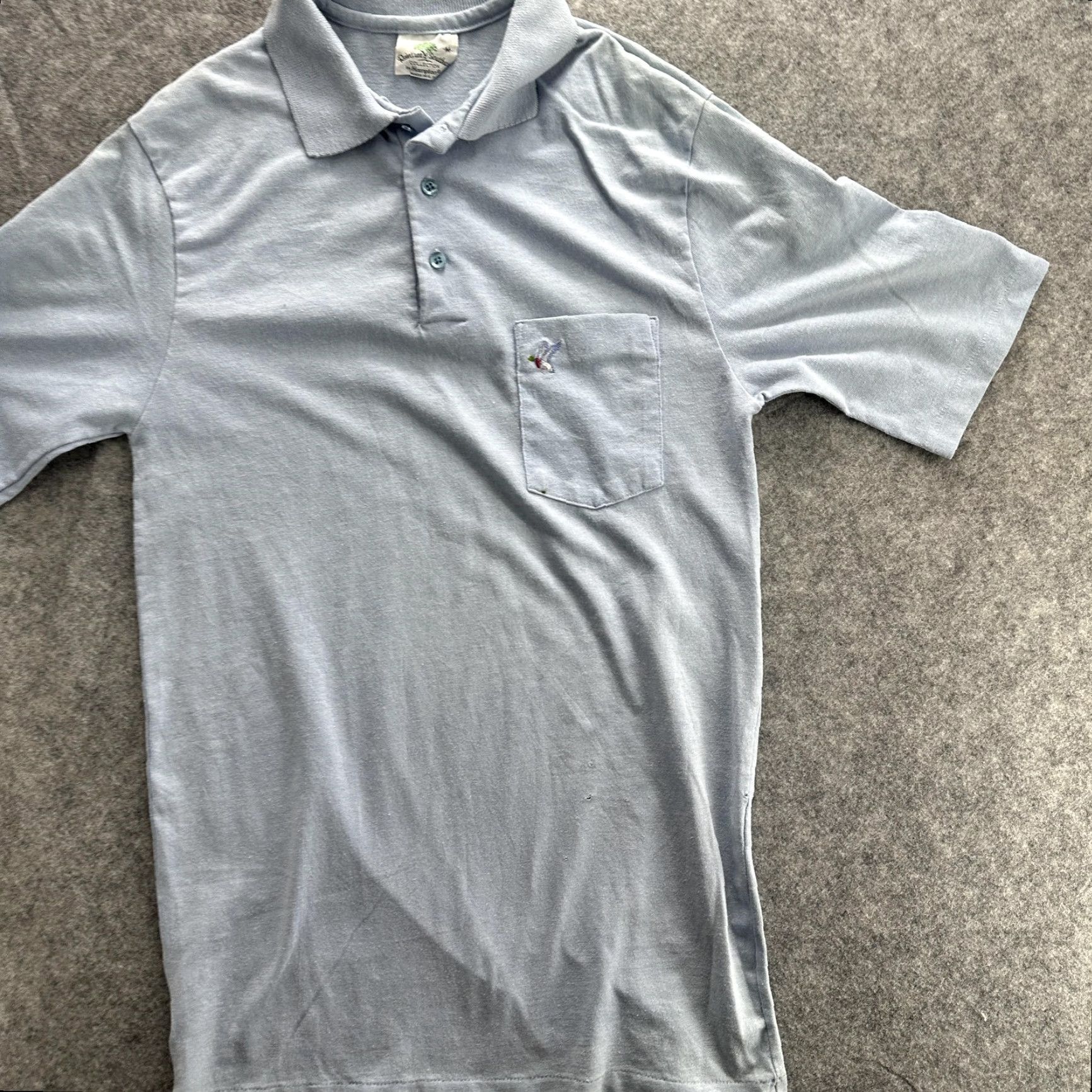Vintage VINTAGE Raintree Southern Collection Polo Shirt Mens M Blue Bird Pocket 90s Size US M / EU 48-50 / 2 - 3 Thumbnail