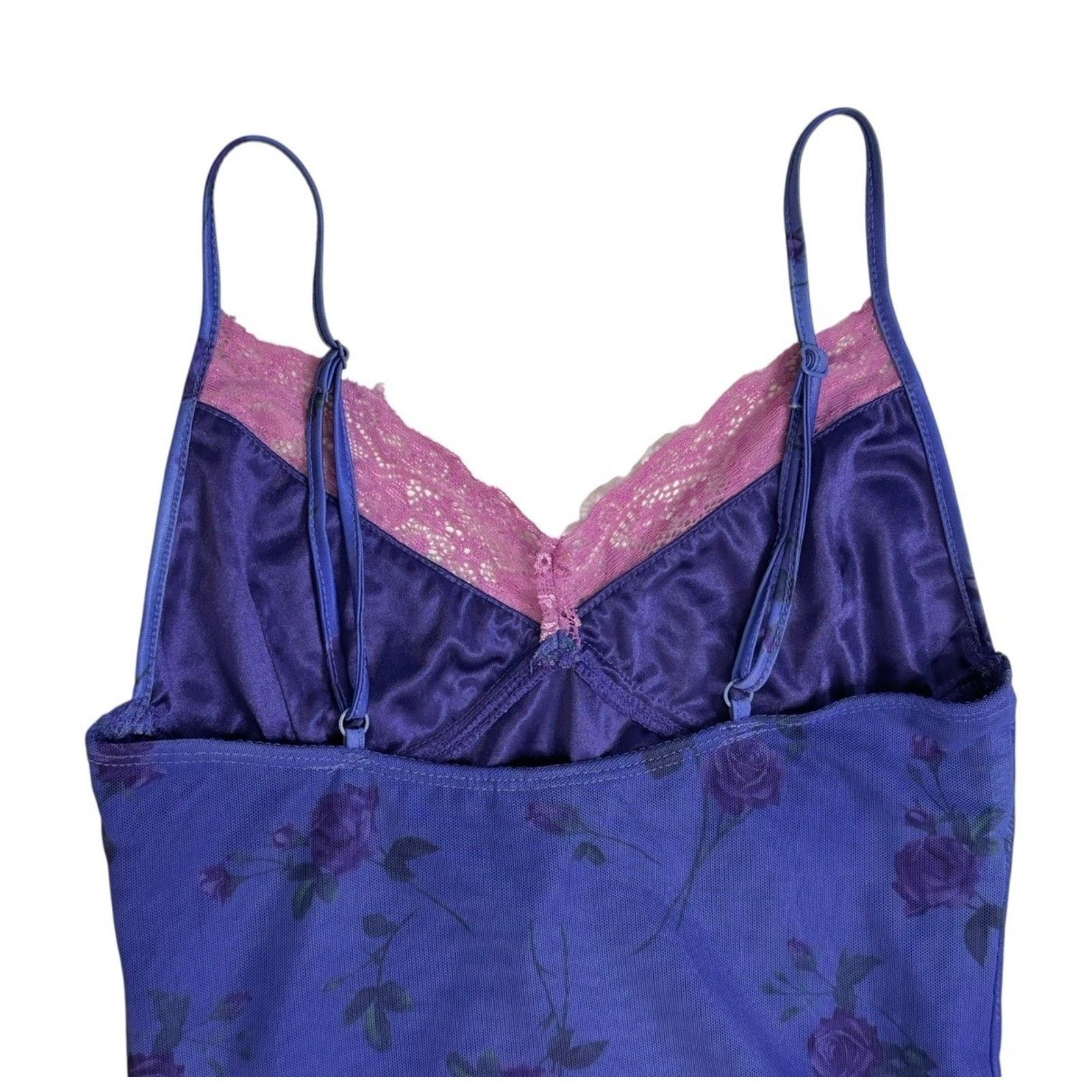 Dolls Kill DOLLS KILL MOTEL Lilac Rose Coty Mini Dress Lace Club Party Size XS / US 0-2 / IT 36-38 - 11 Thumbnail