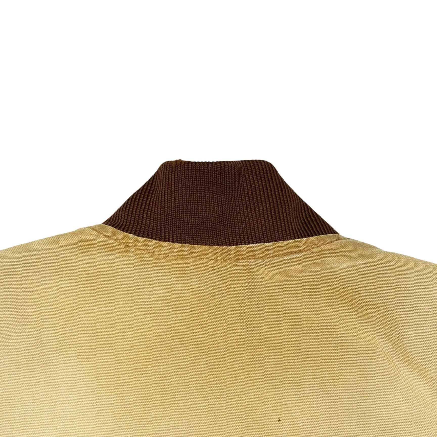 Carhartt VTG Carhartt Vest Quilted Lined Brown Canvas Mens L 90s Workwear Wind-Resistant Pockets Zip Full Zip Lined Carhartt V01 BRN Size US L / EU 52-54 / 3 - 8 Thumbnail