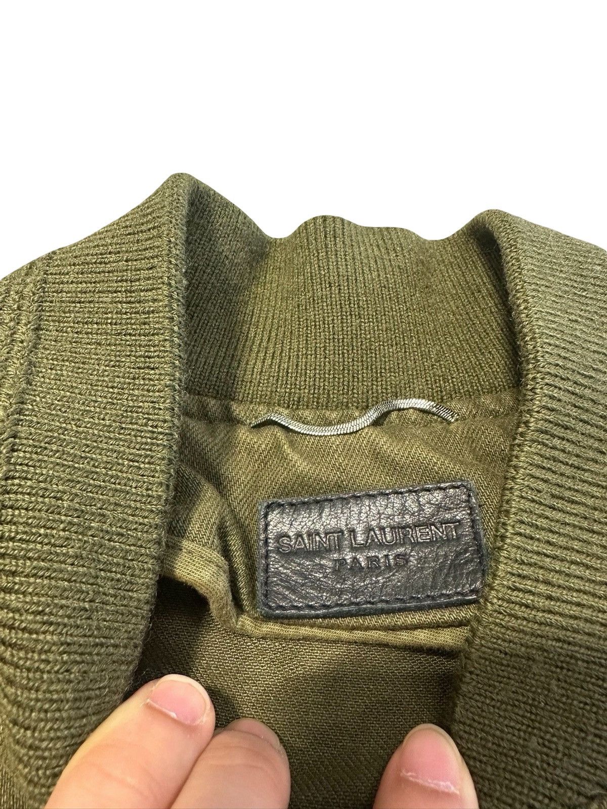 Saint Laurent Paris Saint Laurent Paris multi-patch military teddy jacket Size US S / EU 44-46 / 1 - 3 Thumbnail