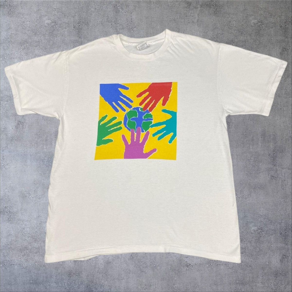 Hanes × Vintage Vintage Hanes Art Tee Size US L / EU 52-54 / 3 - 1 Thumbnail