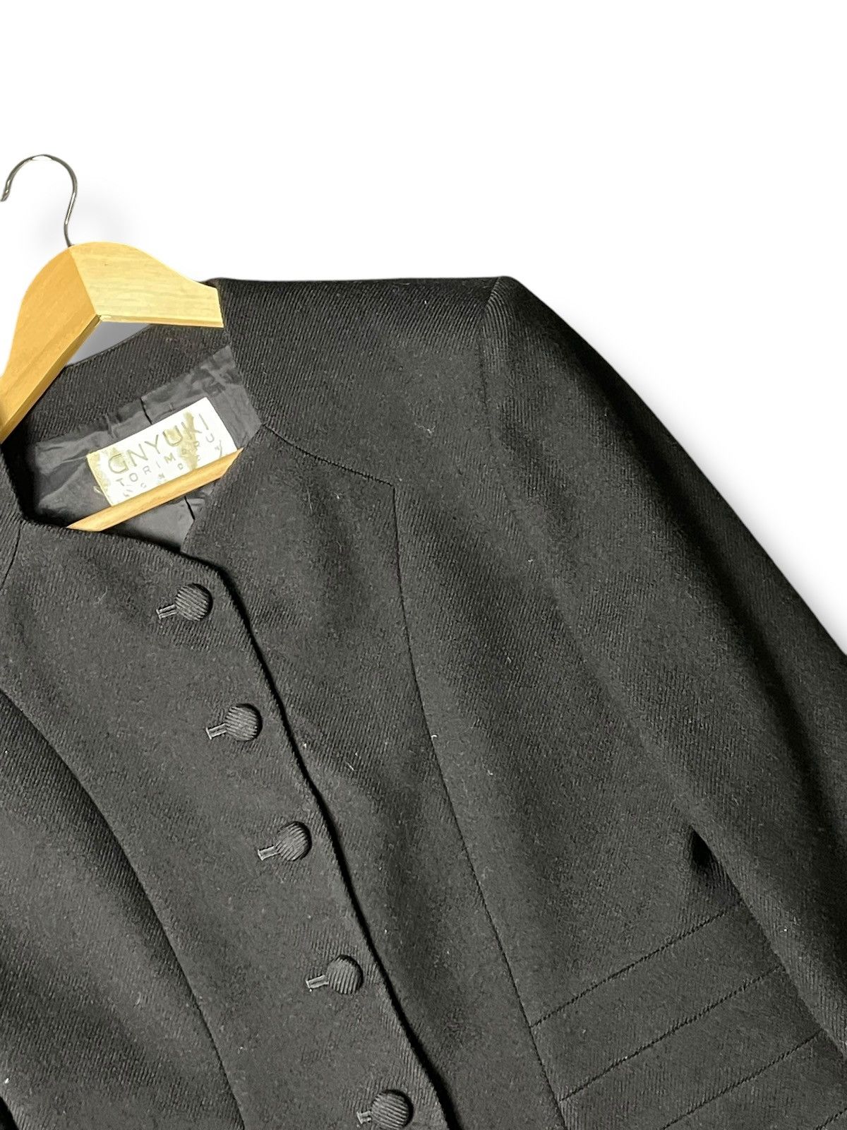 Japanese Brand Yuki Torii Japanese Brand Crop Wool Jacket (57) Size US XXS / EU 40 - 2 Thumbnail