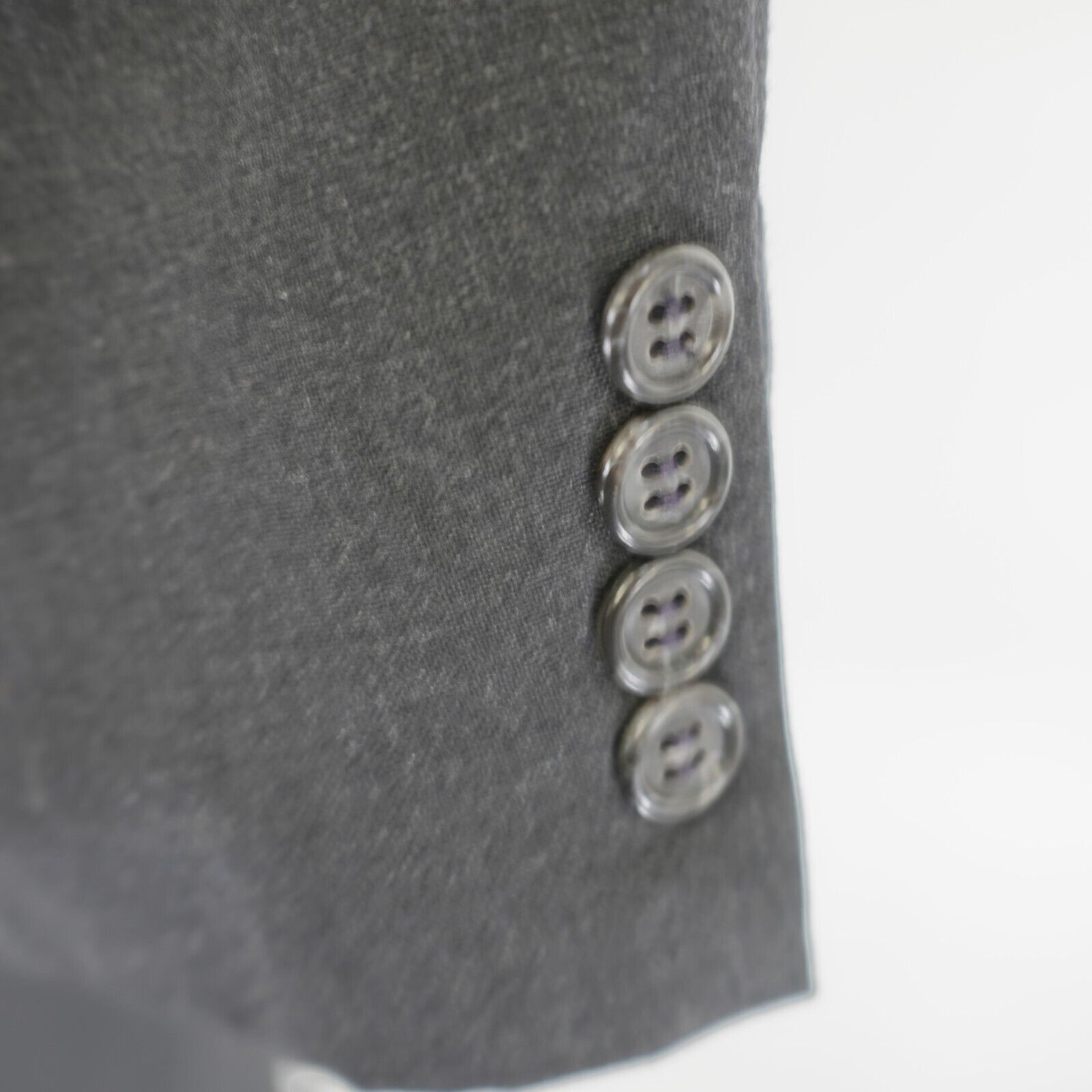 Jos. A. Bank Jos A Bank Executive Collection Gray Wool Blazer 42R 2 Butto Size 42R - 3 Thumbnail