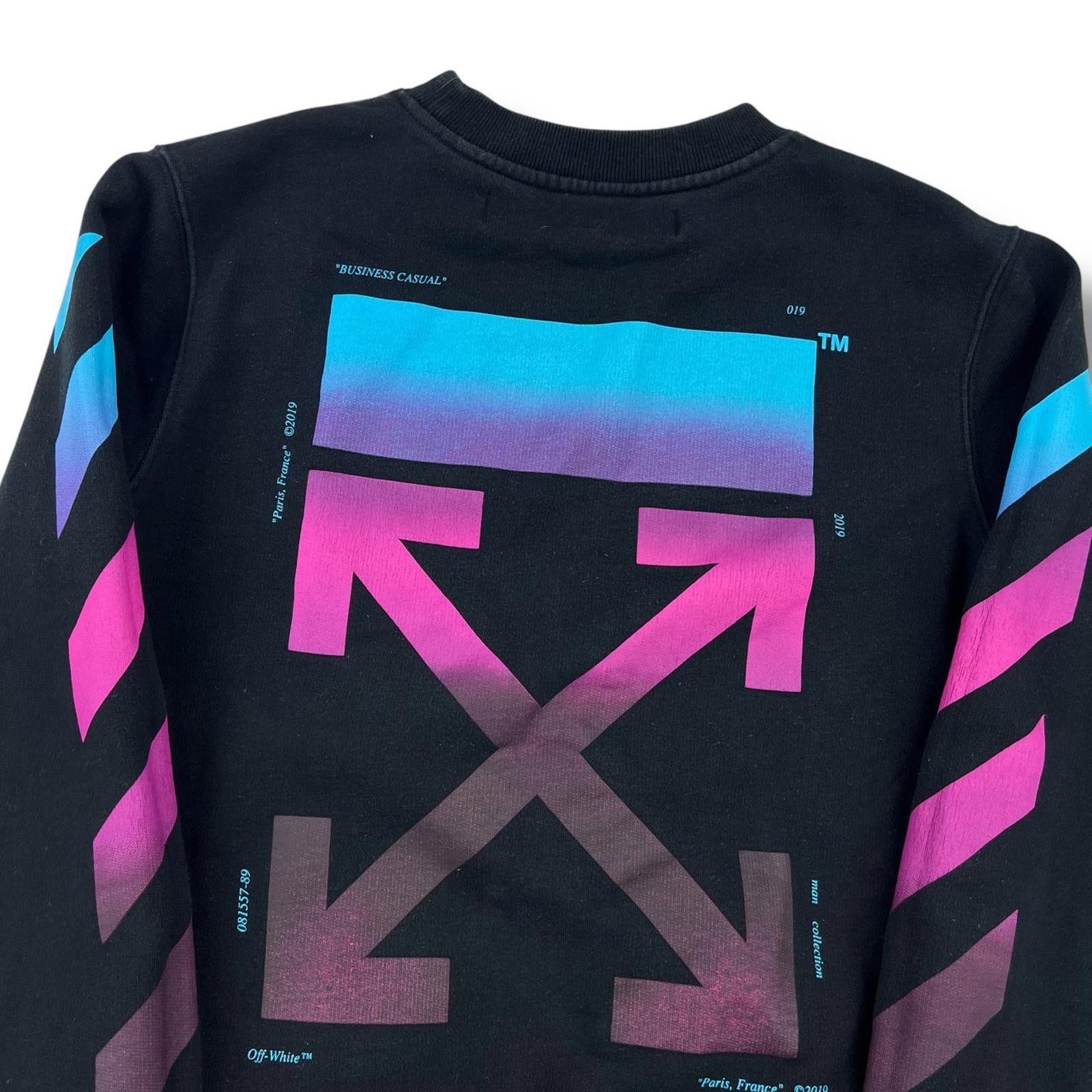 Off-White Off-White Gradient Arrows Sweatshirt Black Size US S / EU 44-46 / 1 - 1 Thumbnail