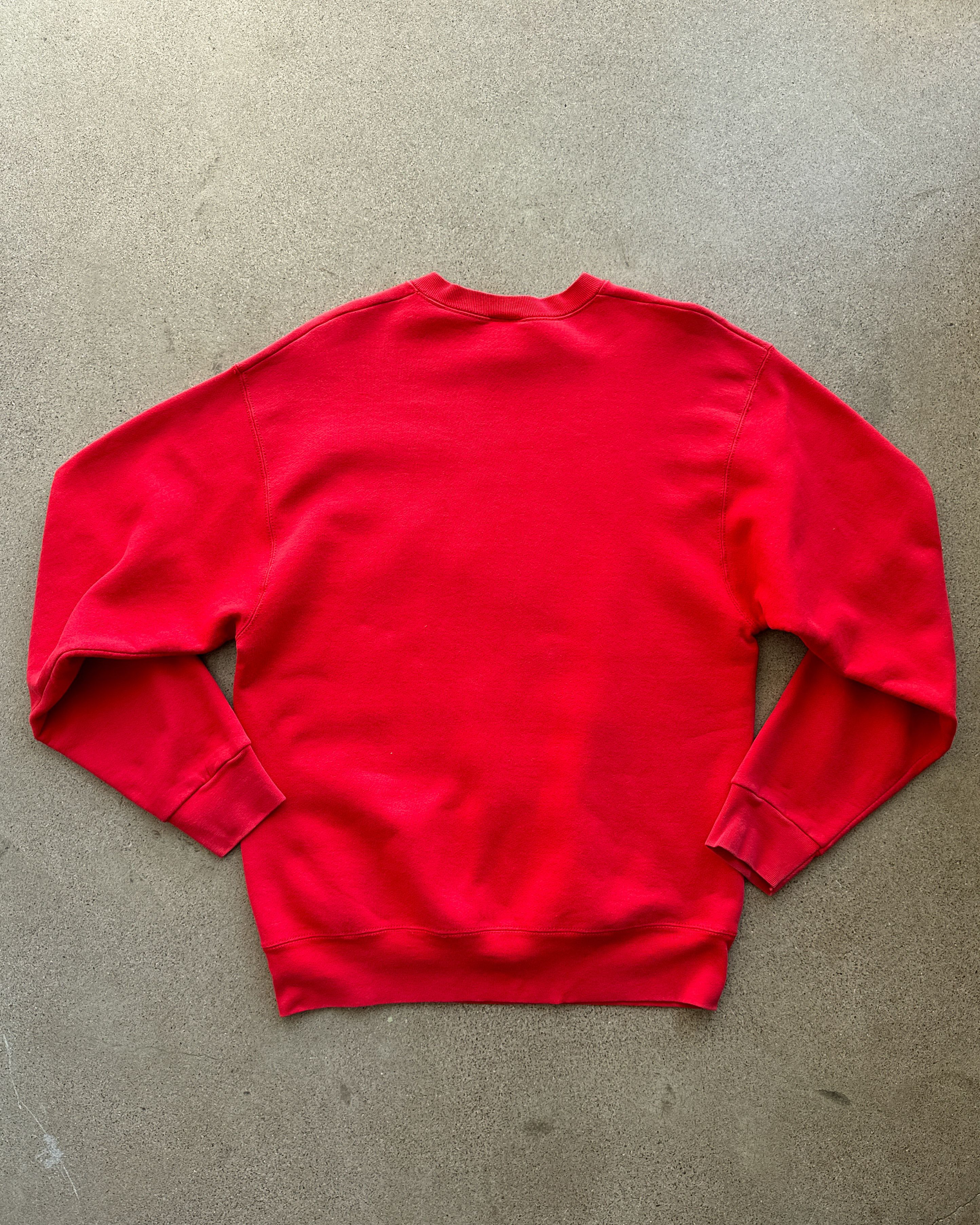 Nike Vintage 90s Nike Sweatshirt Red Men's L Embroidered USA Made Size US L / EU 52-54 / 3 - 5 Thumbnail