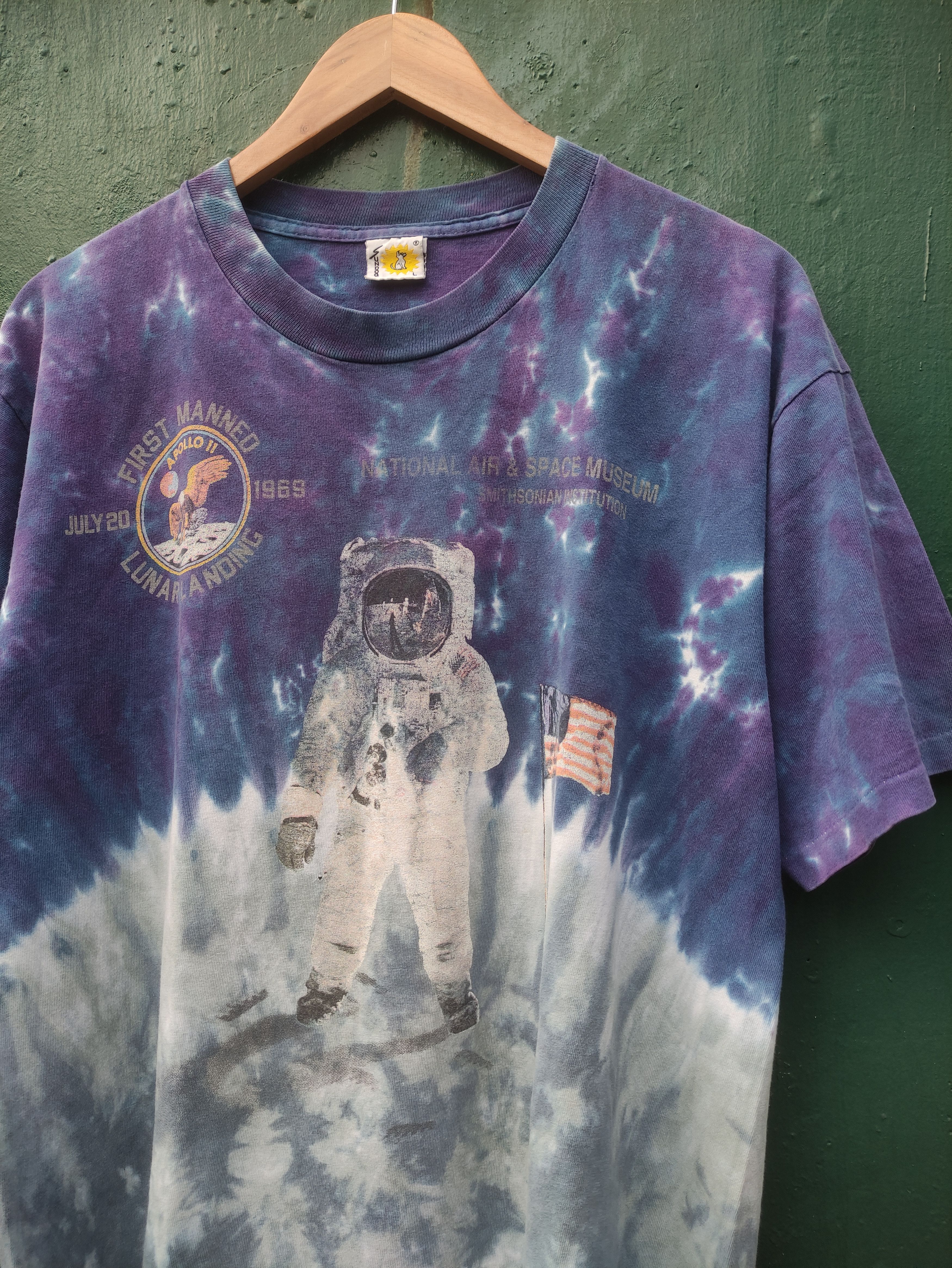 Vintage Vintage Tie Dye NASA Shirt Size US L / EU 52-54 / 3 - 1 Thumbnail