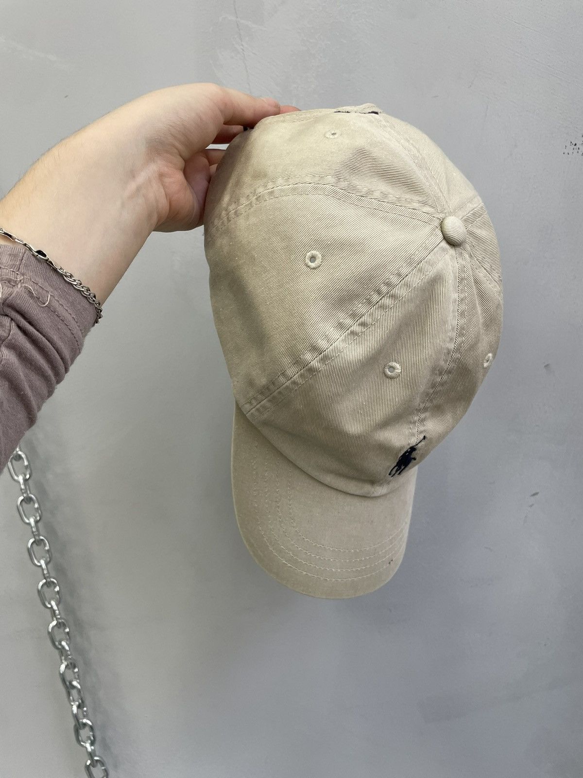 Polo Ralph Lauren Polo Ralph Lauren Beige Classic Logo Cap y2k Size ONE SIZE - 11 Thumbnail
