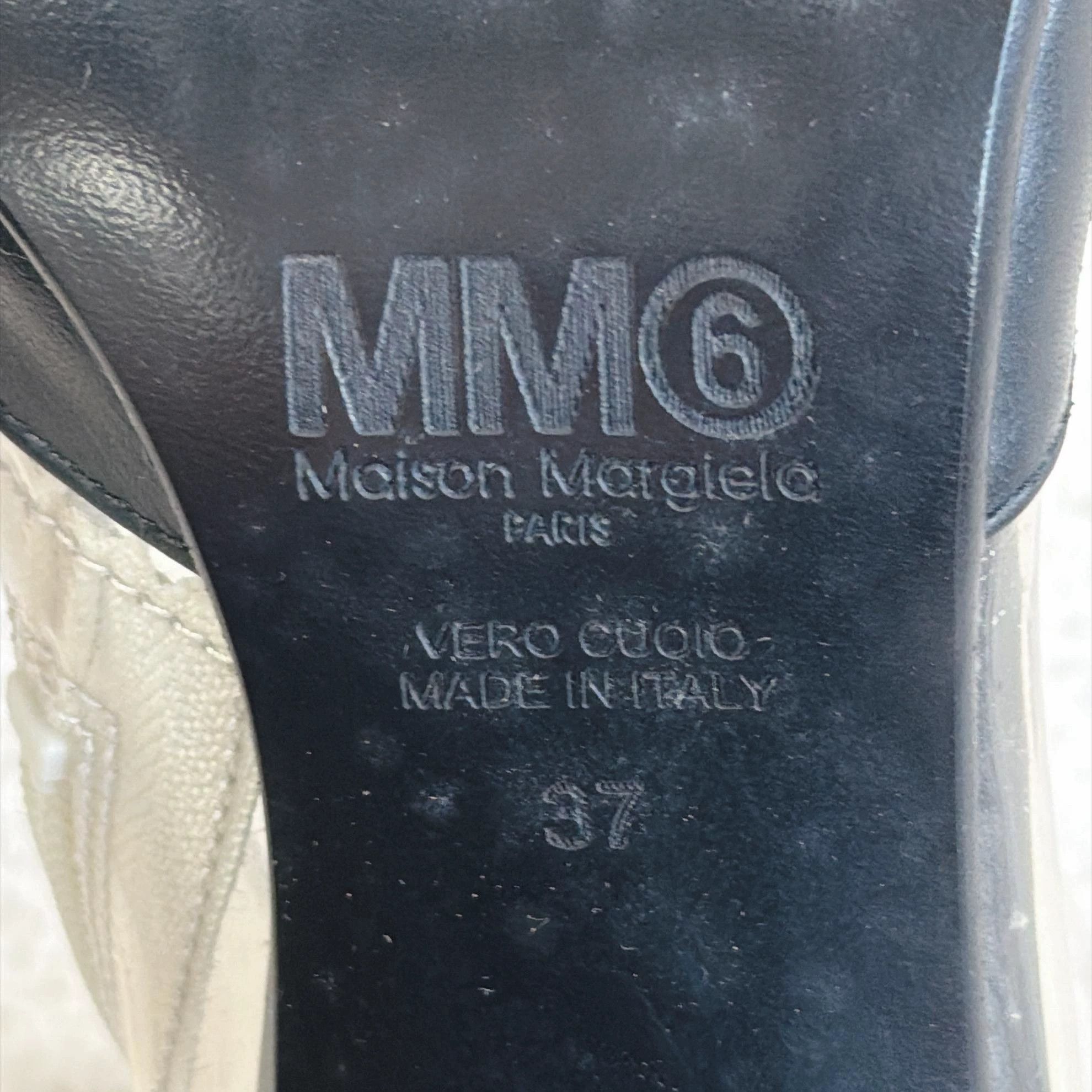 MM6 mm6 Maison Margiela Clear Heeled Ankle Boots 37 Size US 6.5 / IT 36.5 - 8 Thumbnail