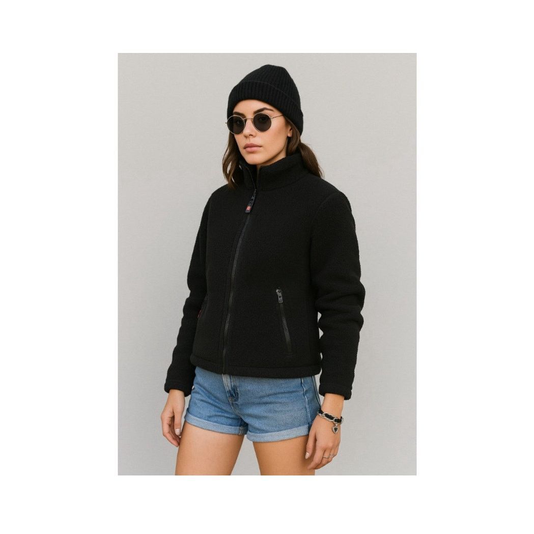 Other Canada Weather Gear Black Faux Fur Zip-Up Fleece Jacket L Size L / US 10 / IT 46 - 1 Thumbnail
