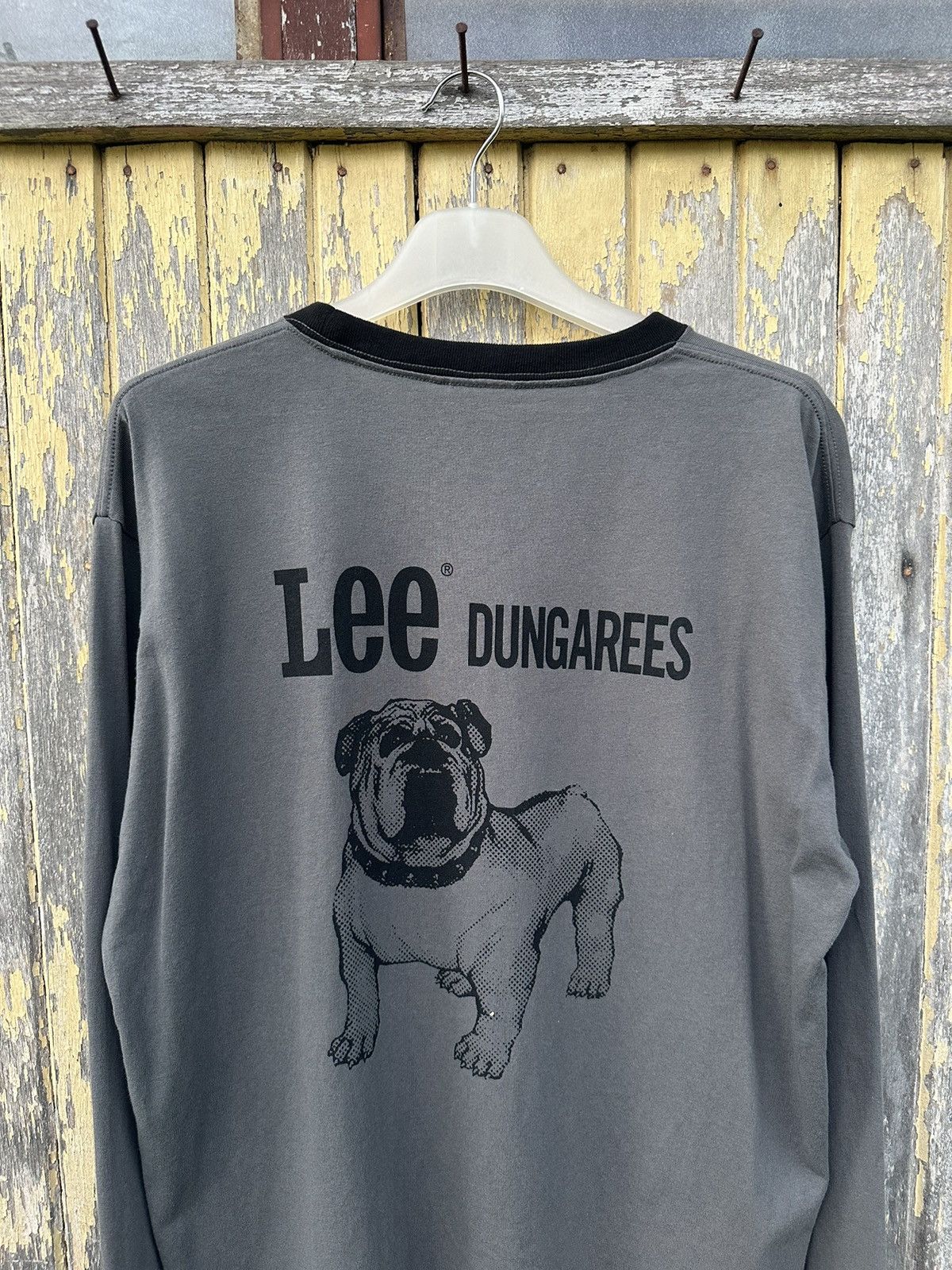 Lee × Vintage Vintage Lee Dungarees Big Logo Long Sleeve A522 Size US M / EU 48-50 / 2 - 4 Thumbnail