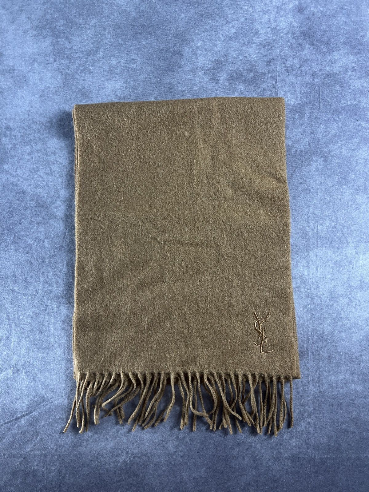 Yves Saint Laurent Vintage YSL Yves Saint Lauren Scarves Muffler Wool Size ONE SIZE - 4 Thumbnail