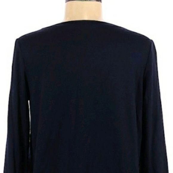 Other Lafayette 148 Wool Baseball Jersey Sz M Long Sleeve Color Bl Size M / US 6-8 / IT 42-44 - 8 Thumbnail