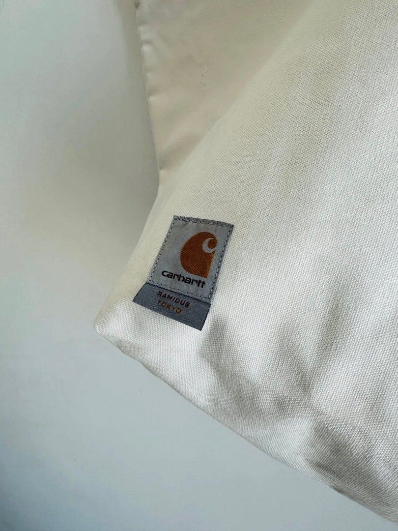 Carhartt Carhartt WIP x RAMIDUS Tote Bag XL – White Size ONE SIZE - 3 Thumbnail