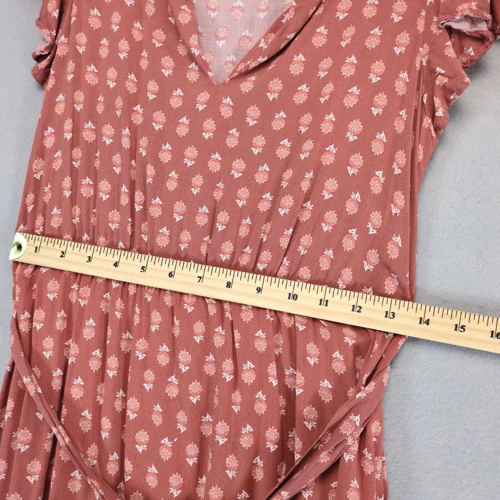Lucky Brand Lucky Brand Ditsy Floral Tiered Maxi Dress L Elastic Waist Size L / US 10 / IT 46 - 6 Thumbnail