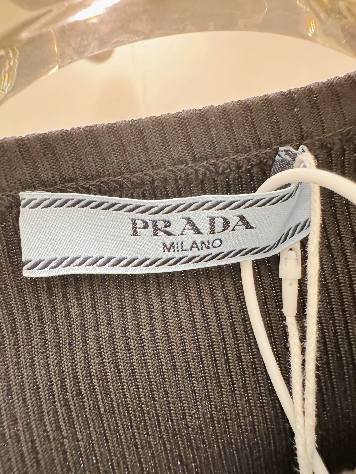 Prada Prada 99 New Black Short Knit 40 Size S / US 4 / IT 40 - 3 Thumbnail