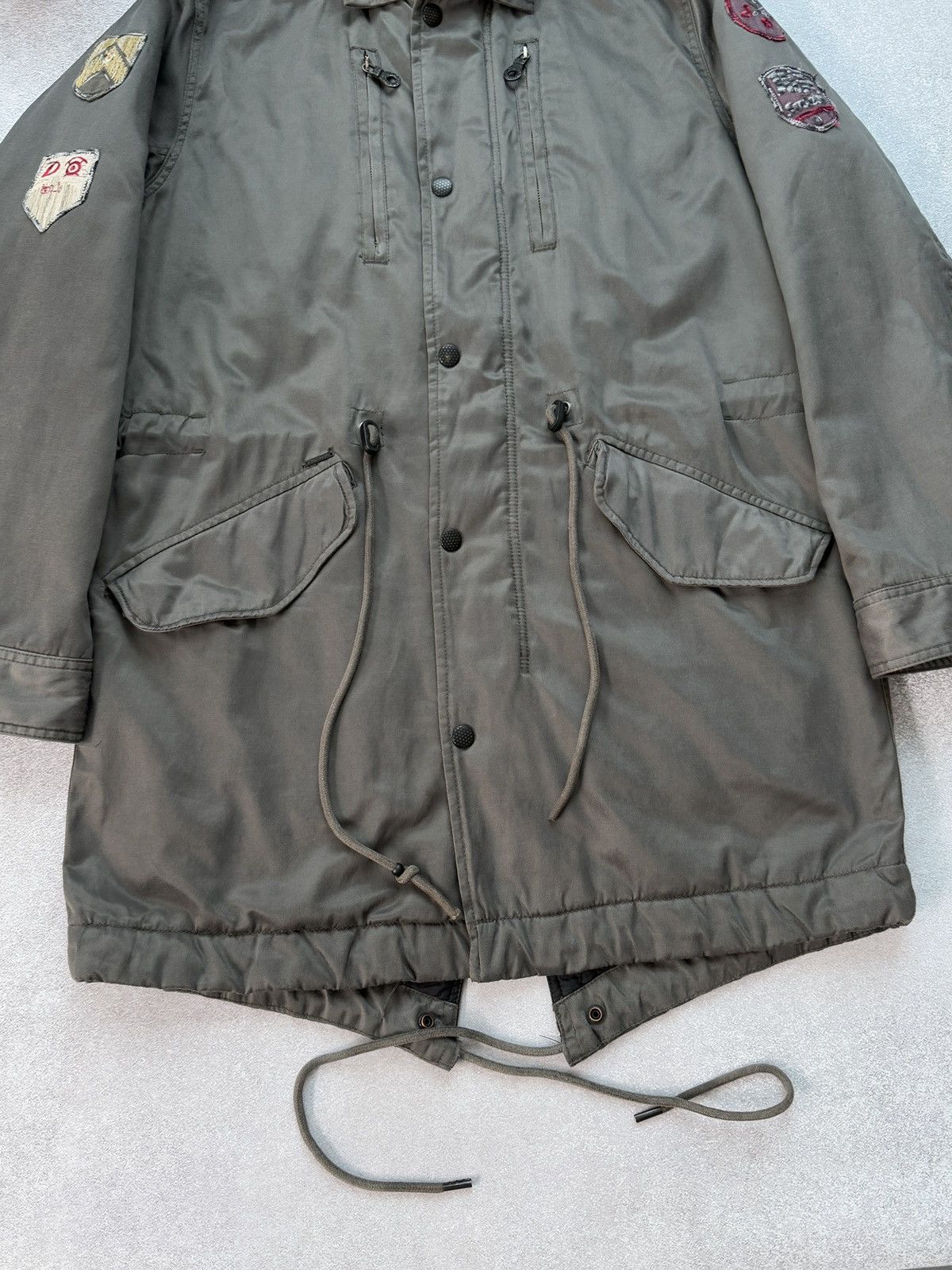 Diesel Diesel Parka Jacket Faux Fur Y2K Hood Military Alaska Style Size US L / EU 52-54 / 3 - 5 Thumbnail