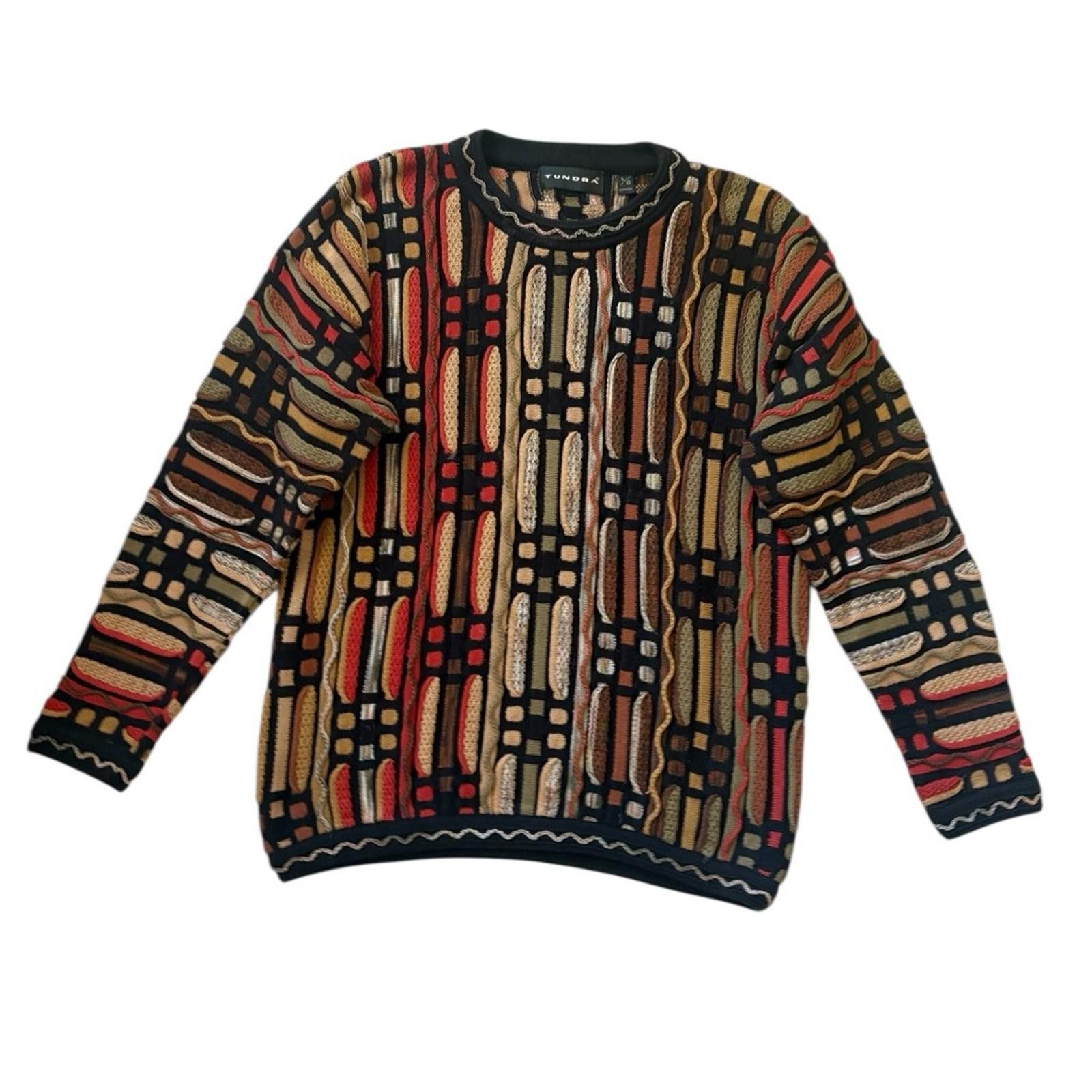 Tundra Tundra Made in Canada COOGI Style Cotton Sweater Size US L / EU 52-54 / 3 - 1 Thumbnail