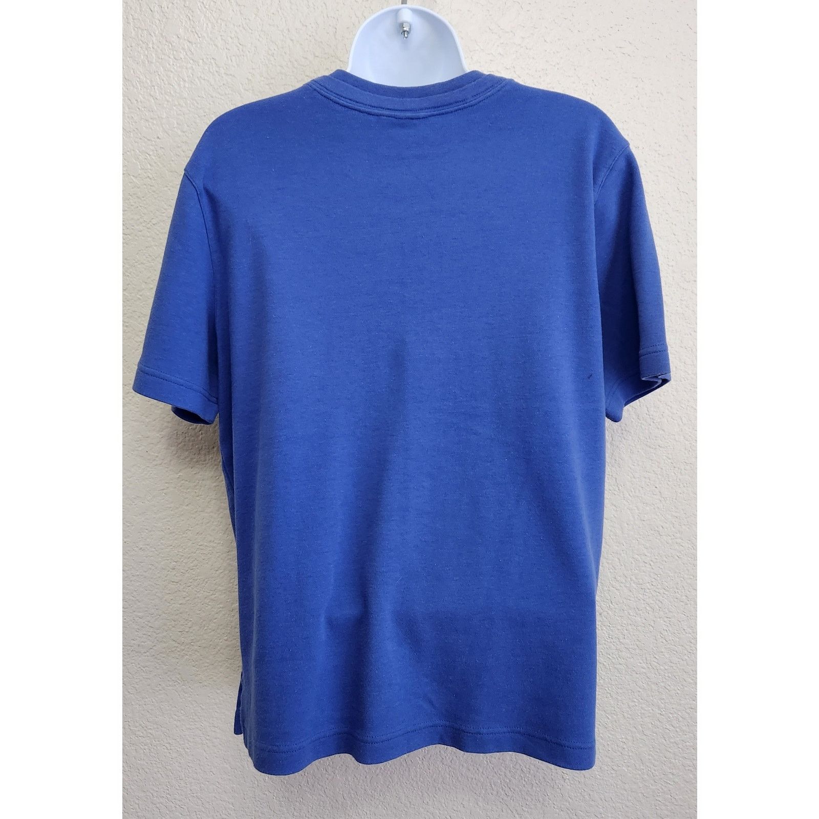 Other Westbound Petites Blue Crew Neck Short Sleeve Top PM Soft Size M / US 6-8 / IT 42-44 - 3 Thumbnail