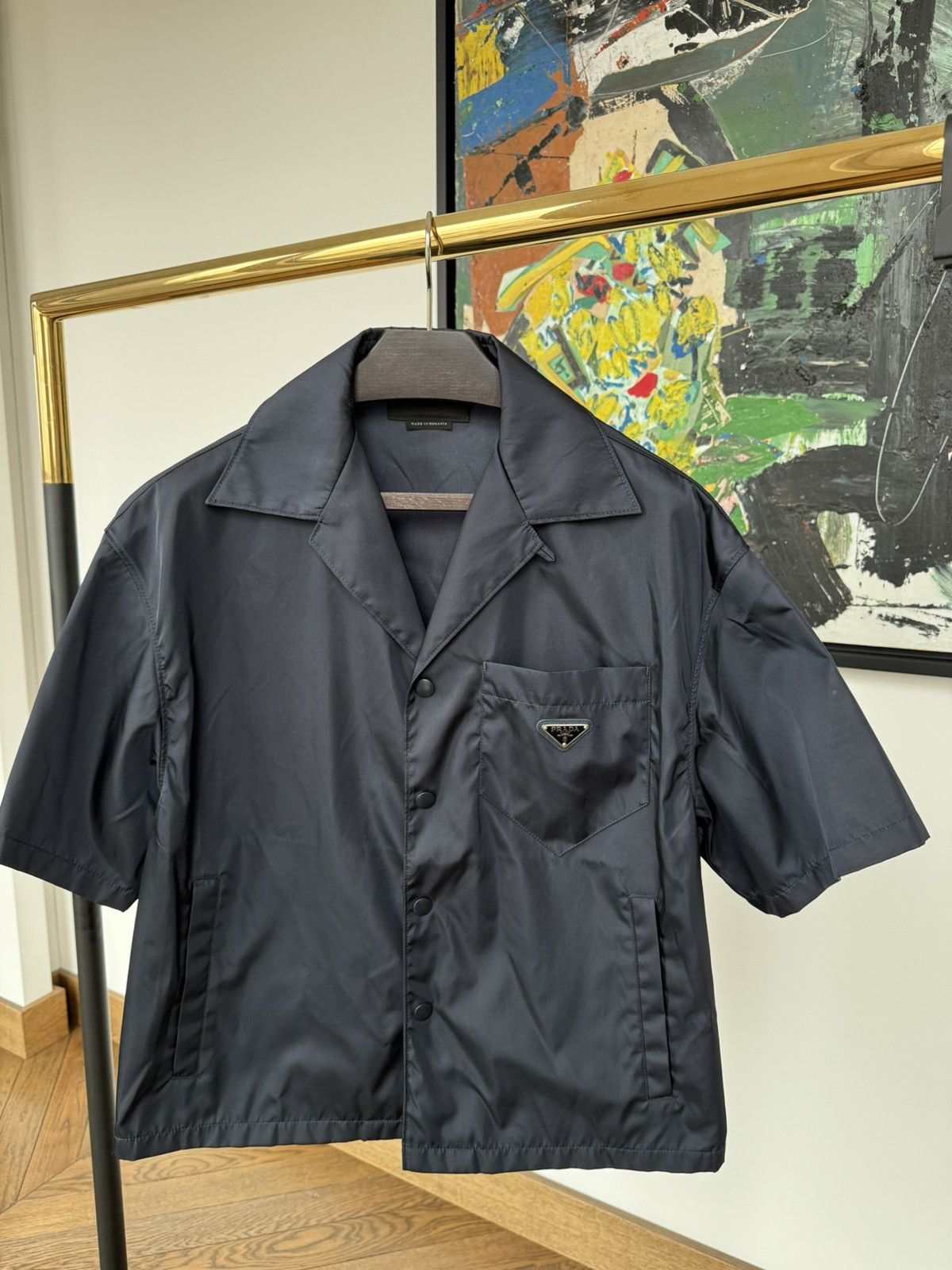 Prada Prada Nylon Bowling Shirt Size US M / EU 48-50 / 2 - 1 Thumbnail