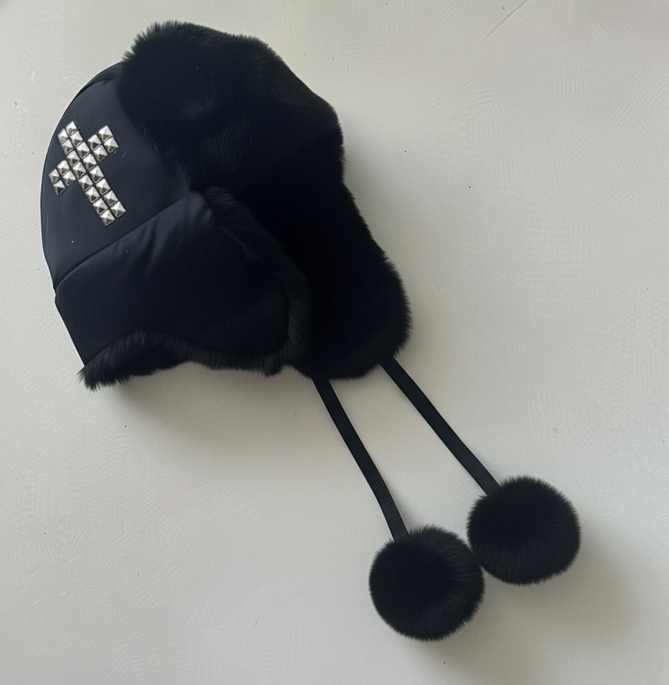 Other American Vintage Diamond Cross Warm Hat Size ONE SIZE - 2 Thumbnail