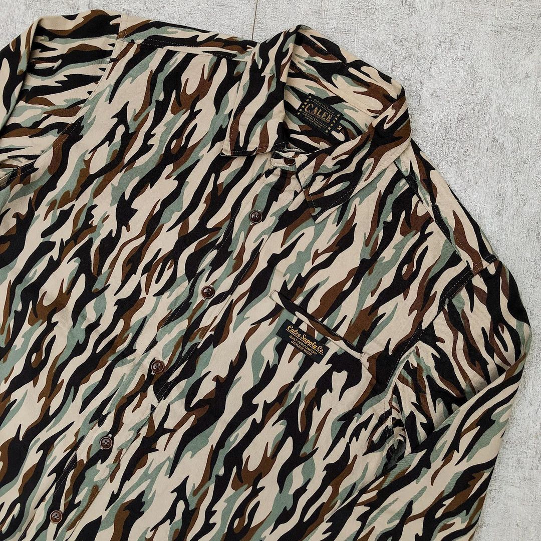 Japanese Brand Calee Supply Co Shirt Camo Size US M / EU 48-50 / 2 - 2 Thumbnail