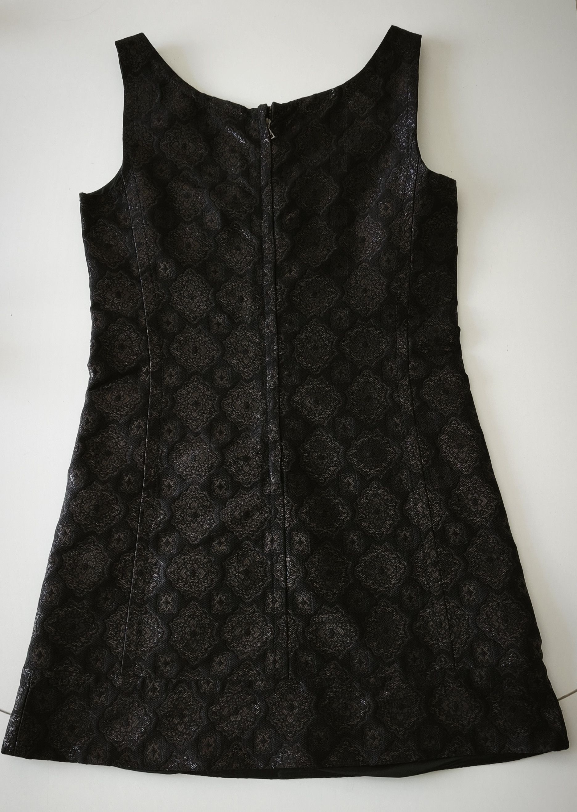 Prada Black brocade fabric silk mini dress Size XS / US 0-2 / IT 36-38 - 20 Thumbnail