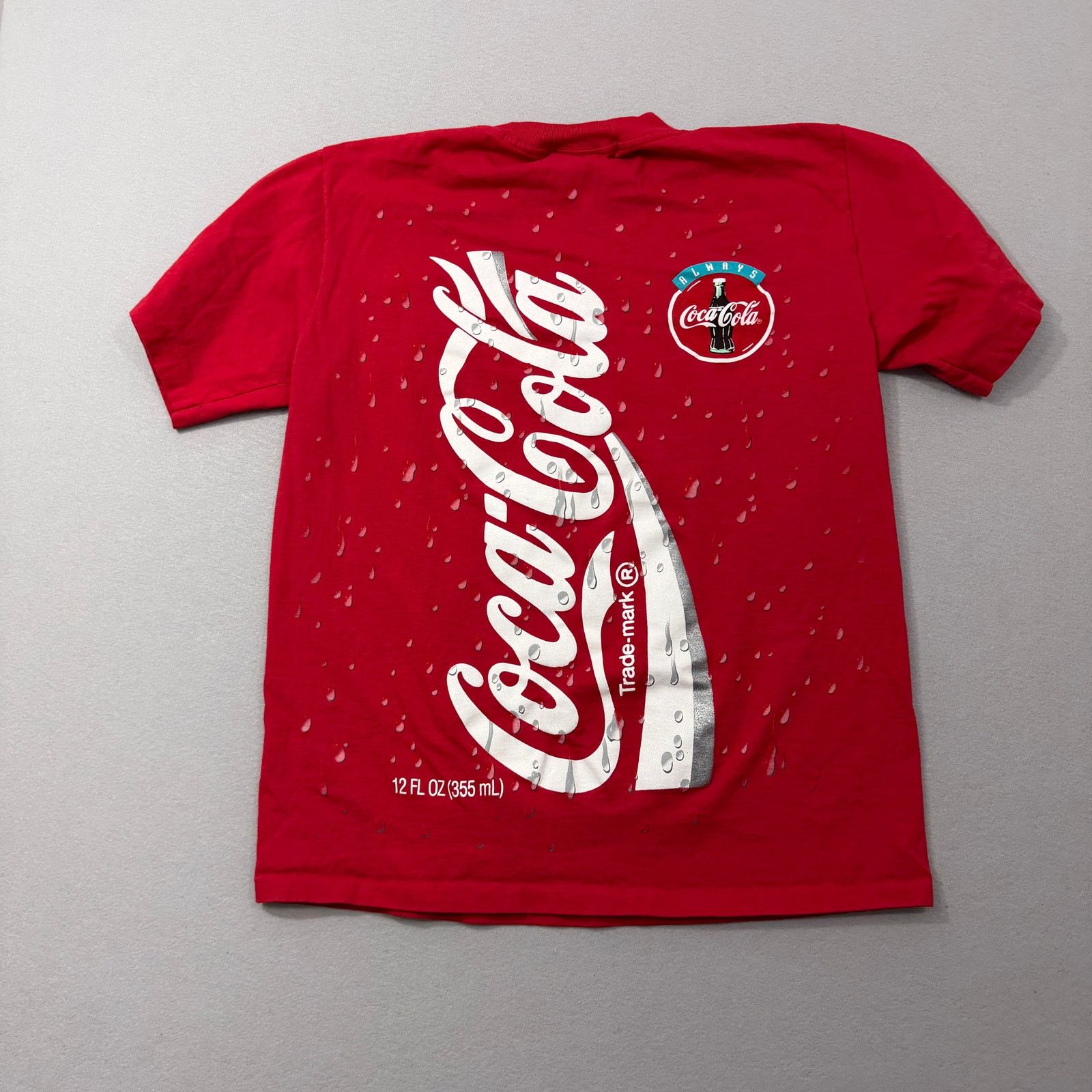 Vintage Vintage Coca Cola Big Print Shirt Men's Extra Large Red 1994 Size US XL / EU 56 / 4 - 9 Thumbnail