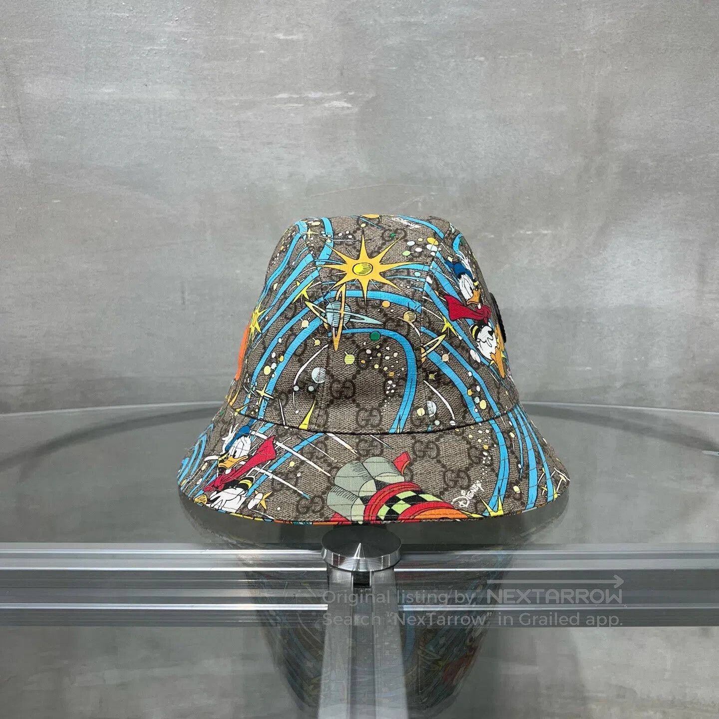 Other Guicci sizem Donald Duck's old-fashioned hat with a full pr Size ONE SIZE - 1 Thumbnail