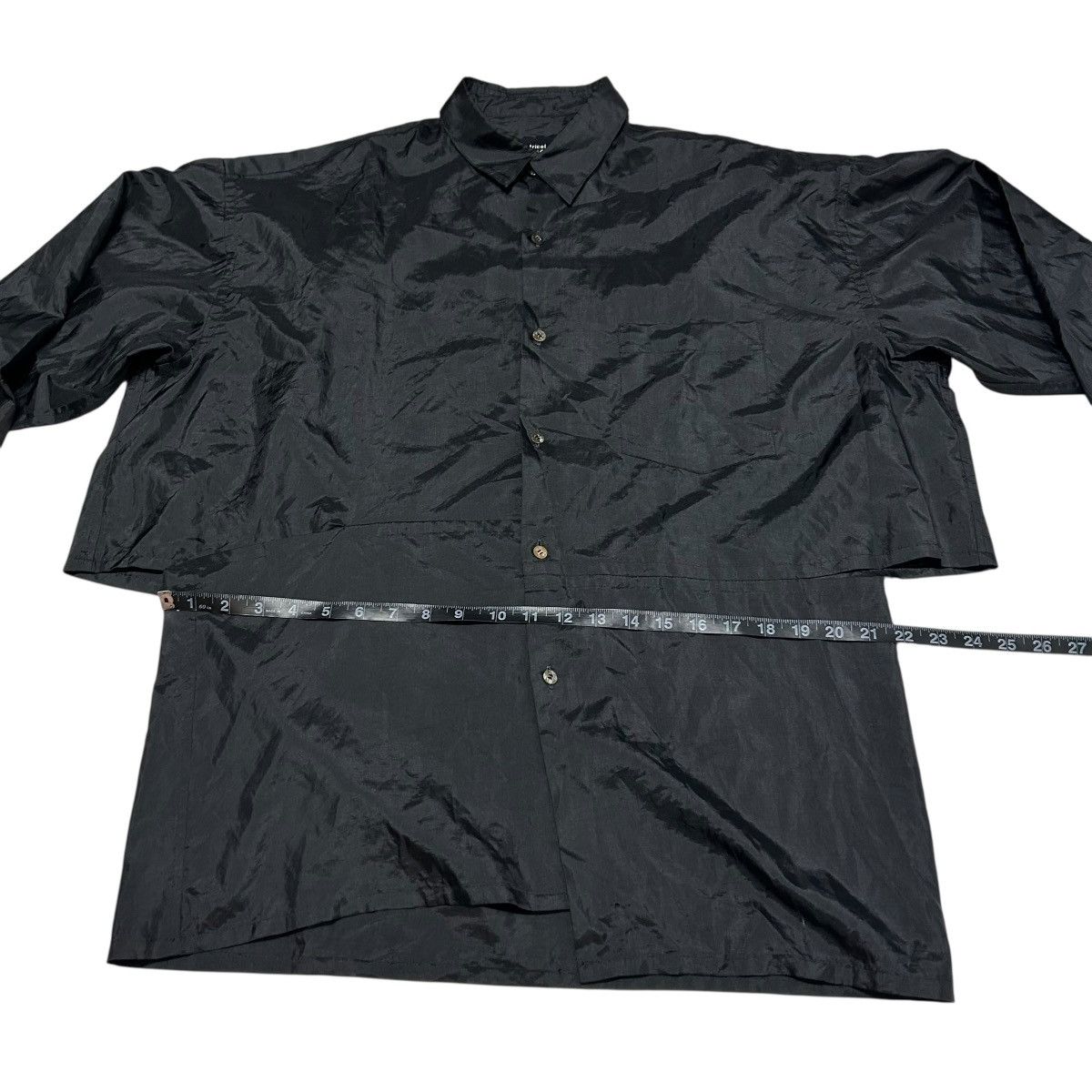 Comme des Garcons 562 Comme Des Garcons 90s asymmetry docking shirt vintage Size US L / EU 52-54 / 3 - 21 Thumbnail
