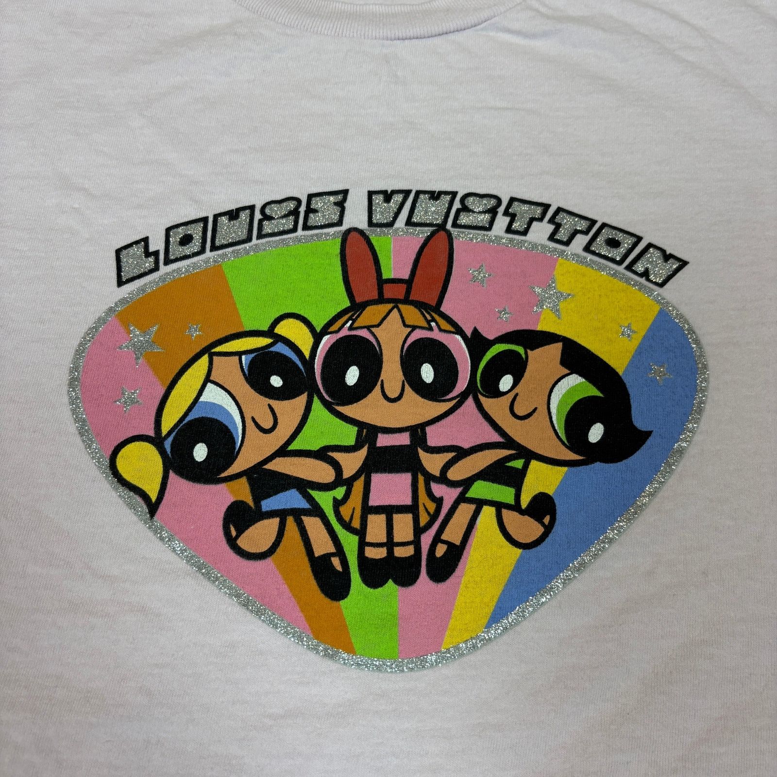 Mega Yacht Mega Yacht Power Puff Girls Shine Bright LV Logo Shirt XL Size US XL / EU 56 / 4 - 3 Thumbnail